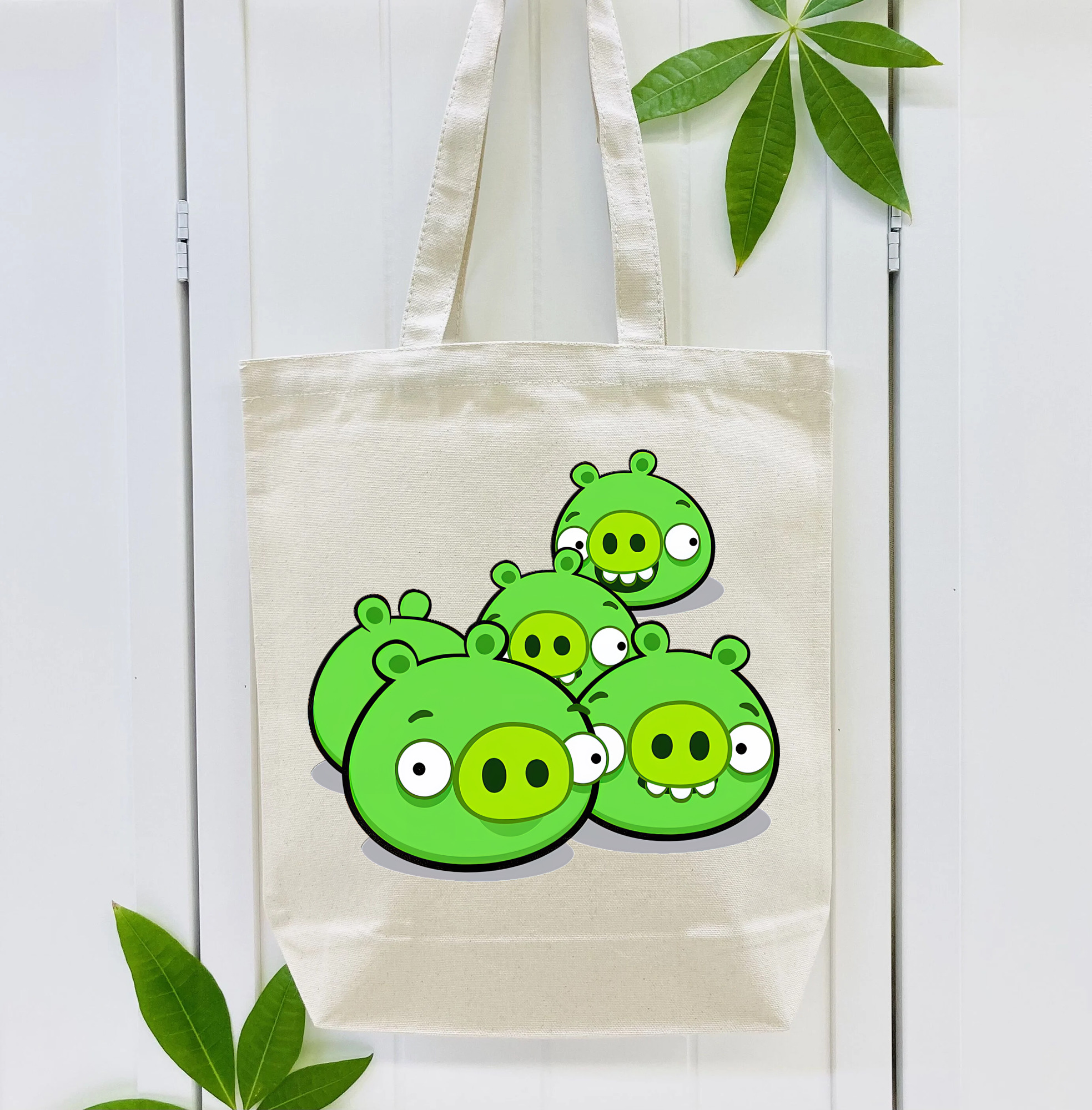 Angry Birds アングリーバード 縦型キャンバス生地手提げバッグ　トートバッグ