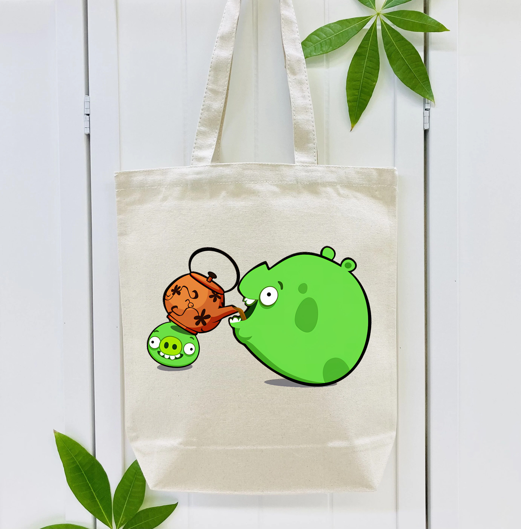 Angry Birds アングリーバード 縦型キャンバス生地手提げバッグ　トートバッグ