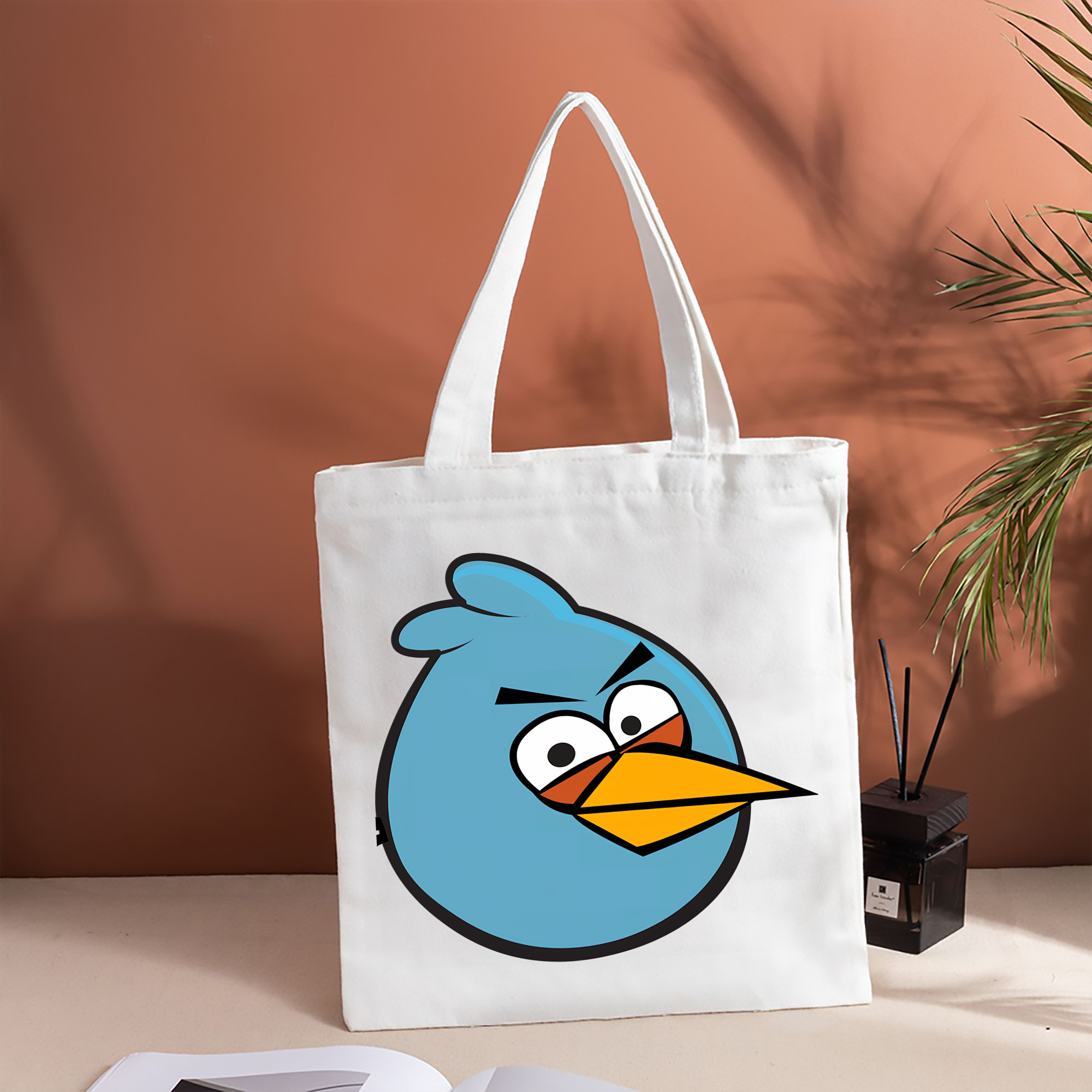 Angry Birds アングリーバード 縦型キャンバス生地手提げバッグ　トートバッグ