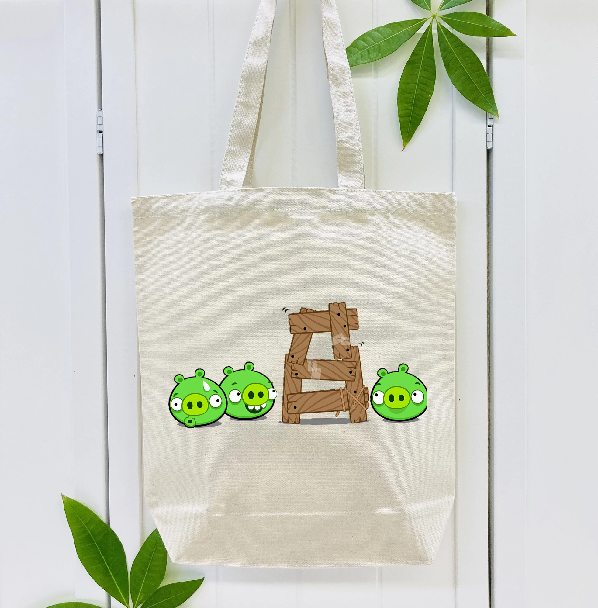 Angry Birds アングリーバード 縦型キャンバス生地手提げバッグ　トートバッグ