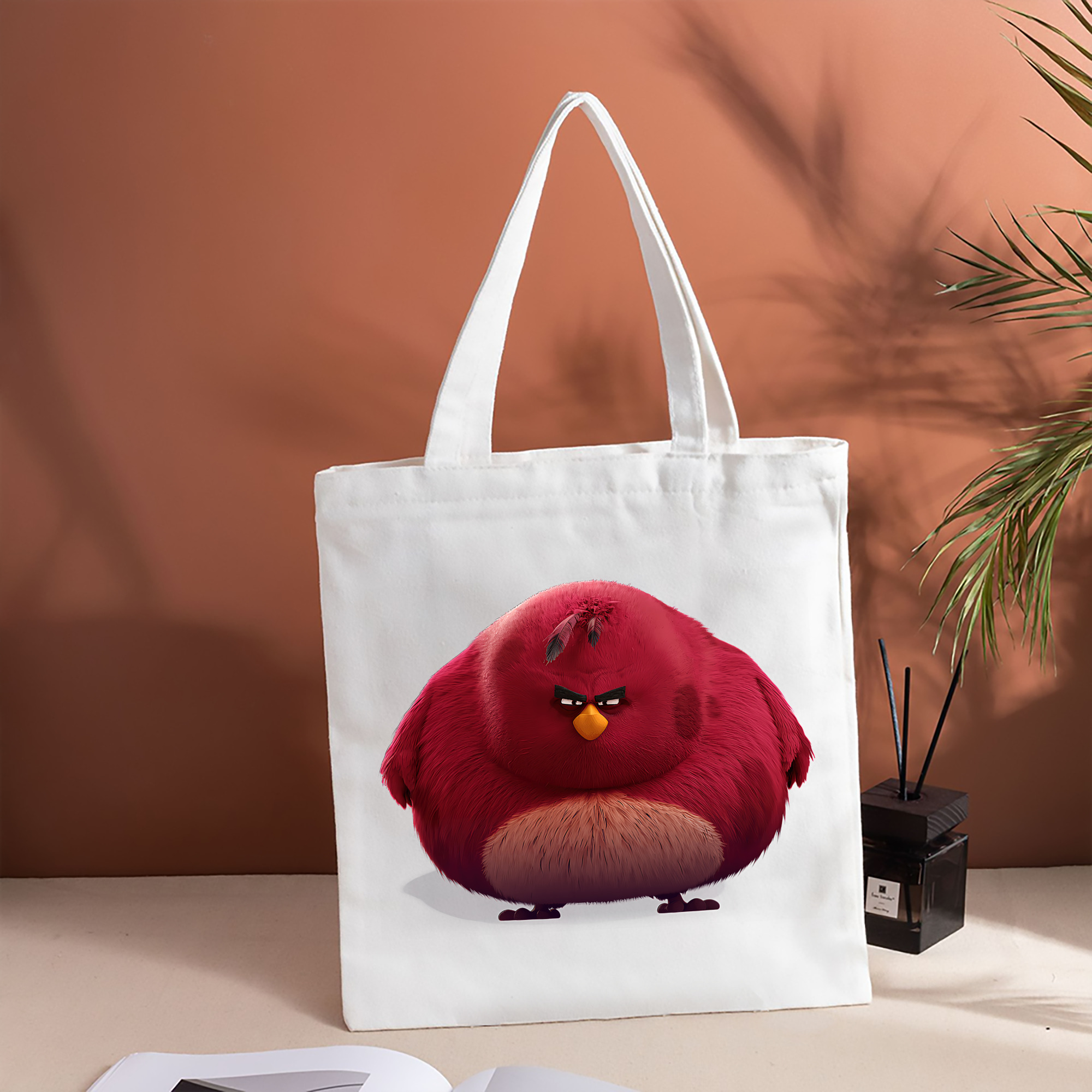 Angry Birds アングリーバード 縦型キャンバス生地手提げバッグ　トートバッグ