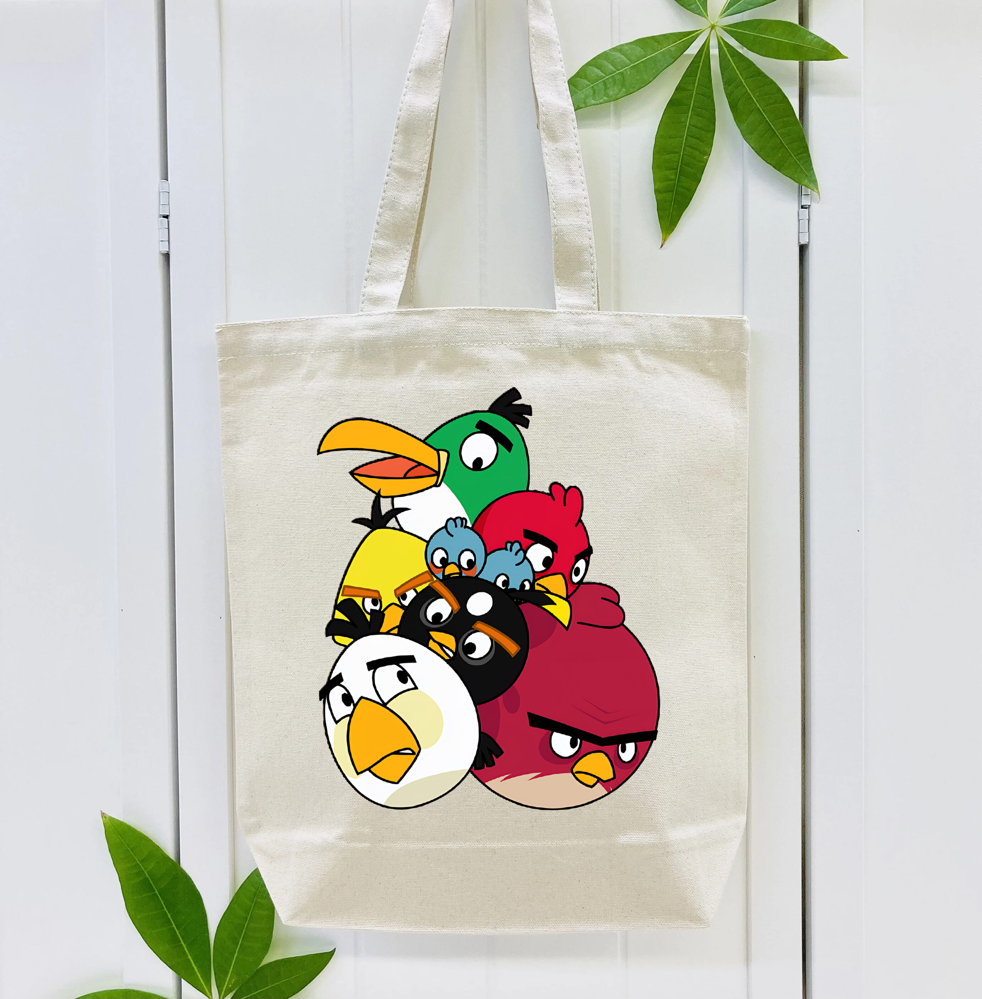 Angry Birds アングリーバード 縦型キャンバス生地手提げバッグ　トートバッグ