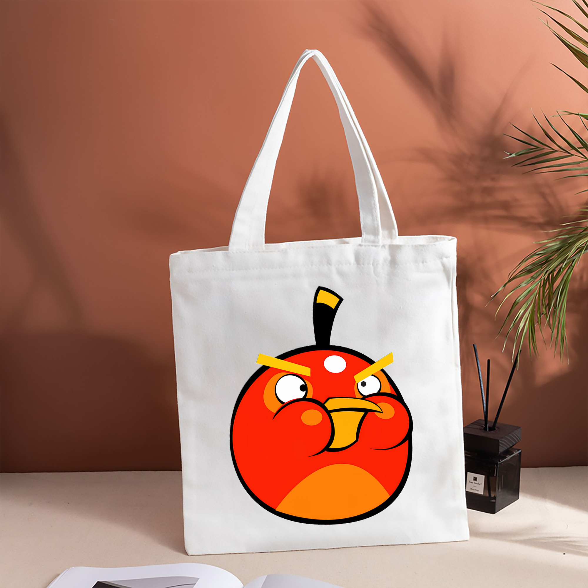 Angry Birds アングリーバード 縦型キャンバス生地手提げバッグ　トートバッグ
