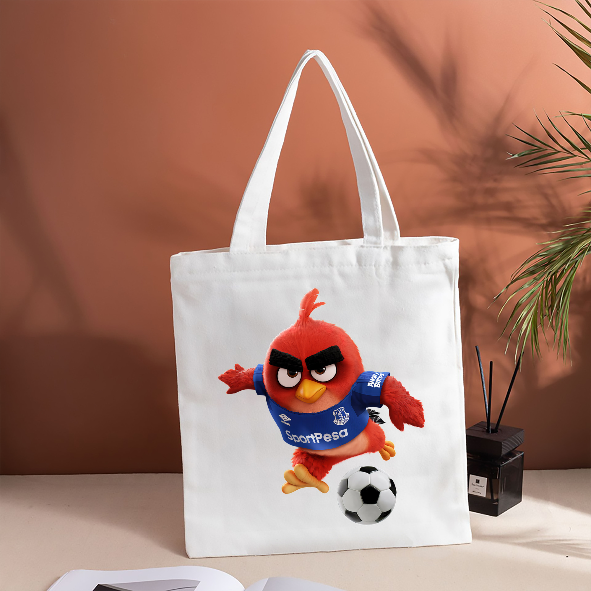 Angry Birds アングリーバード 縦型キャンバス生地手提げバッグ　トートバッグ