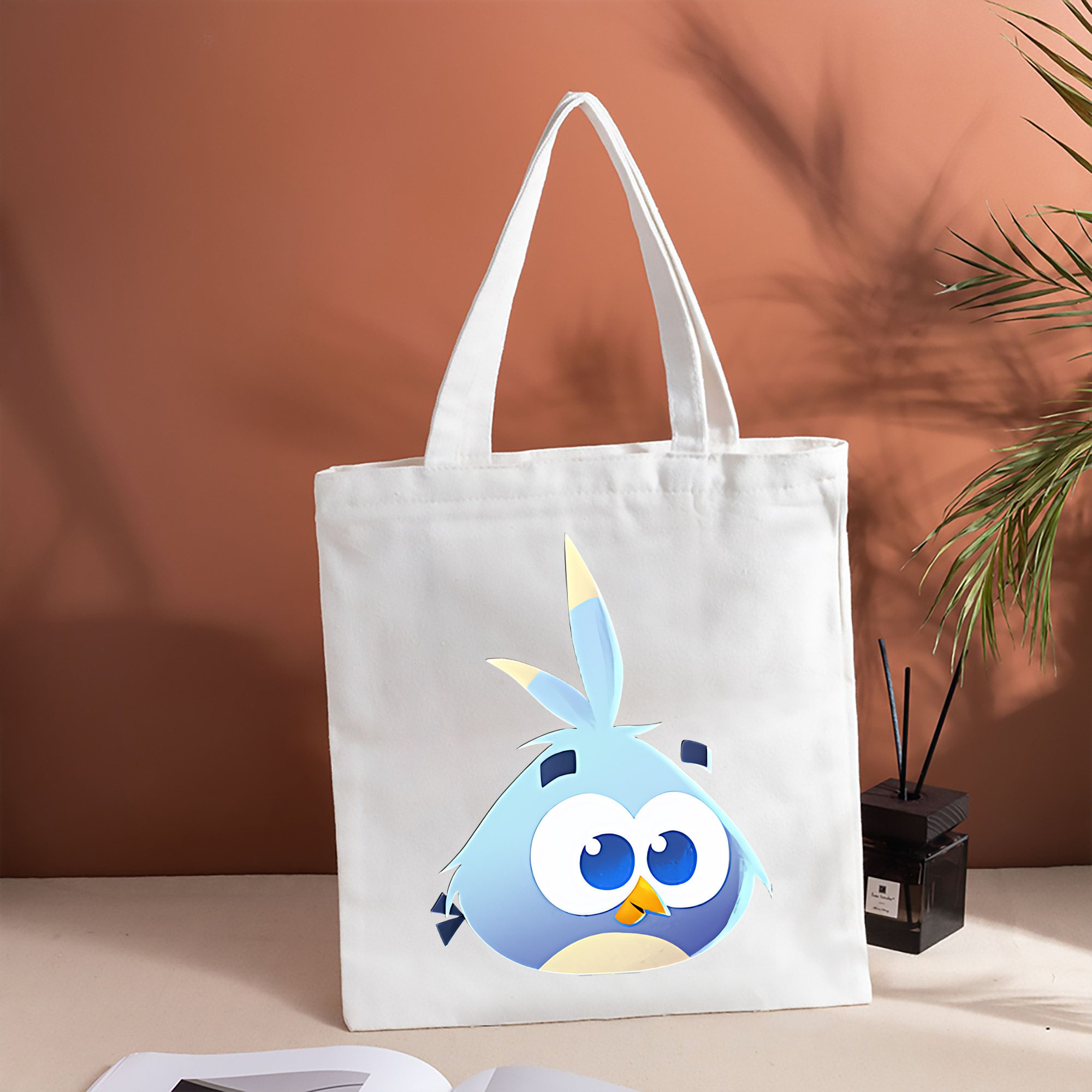 Angry Birds アングリーバード 縦型キャンバス生地手提げバッグ　トートバッグ