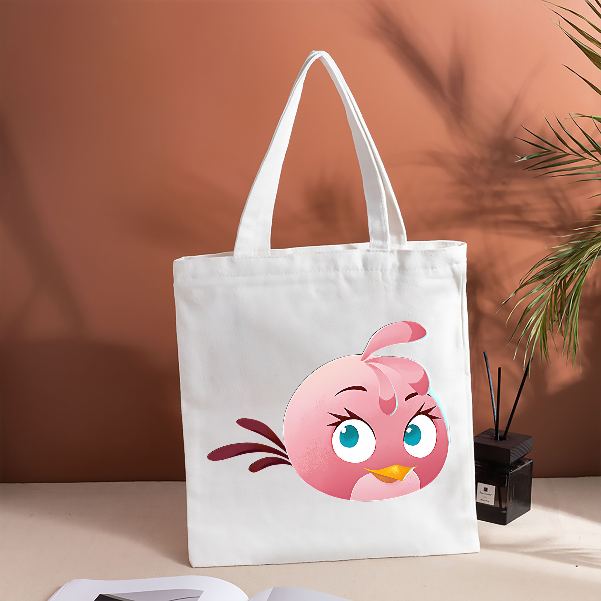 Angry Birds アングリーバード 縦型キャンバス生地手提げバッグ　トートバッグ