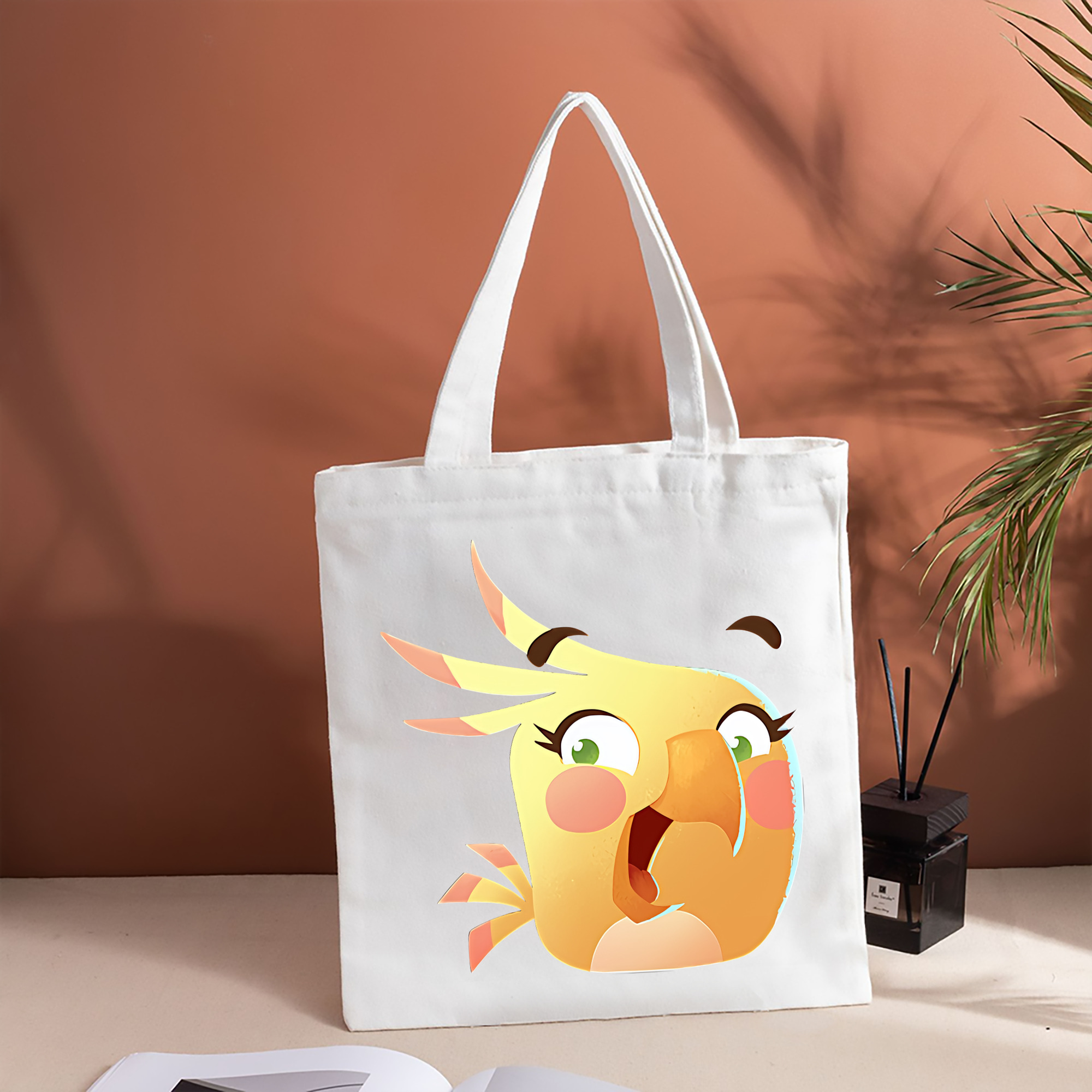 Angry Birds アングリーバード 縦型キャンバス生地手提げバッグ　トートバッグ