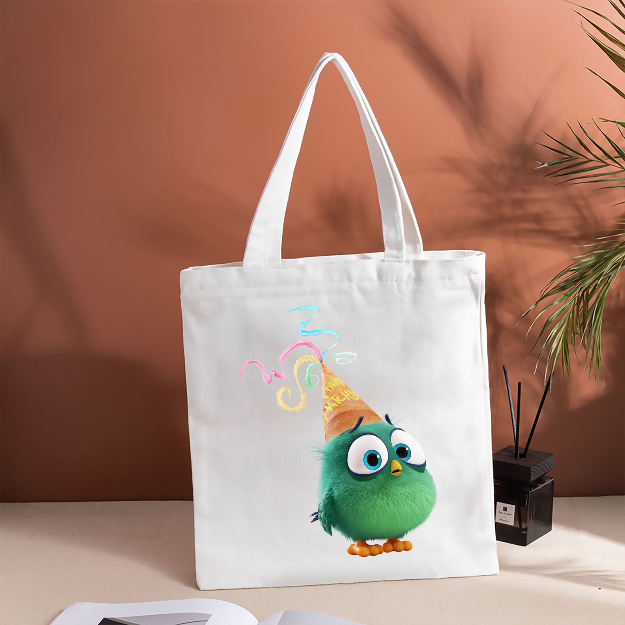 Angry Birds アングリーバード 縦型キャンバス生地手提げバッグ　トートバッグ