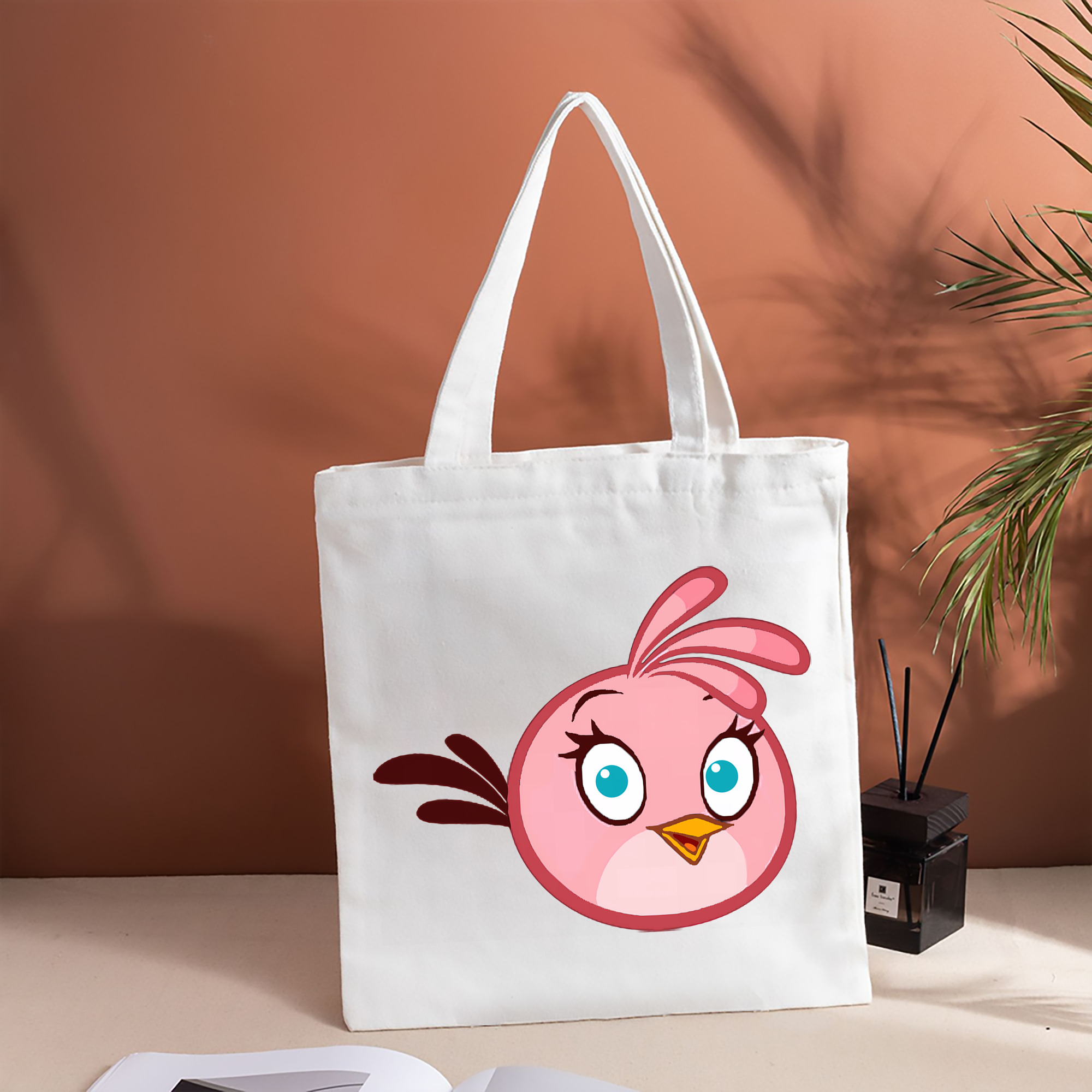 Angry Birds アングリーバード 縦型キャンバス生地手提げバッグ　トートバッグ