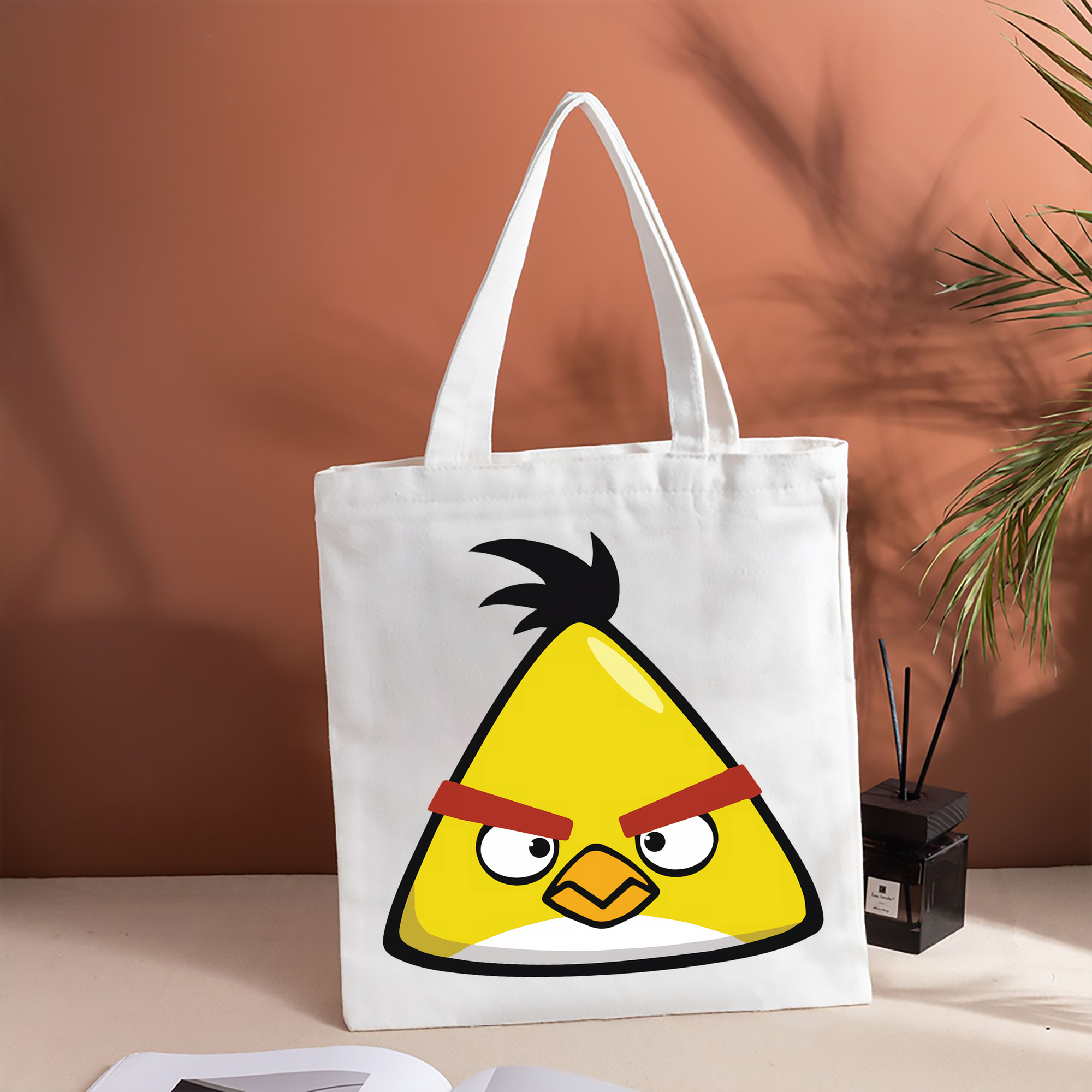 Angry Birds アングリーバード 縦型キャンバス生地手提げバッグ　トートバッグ