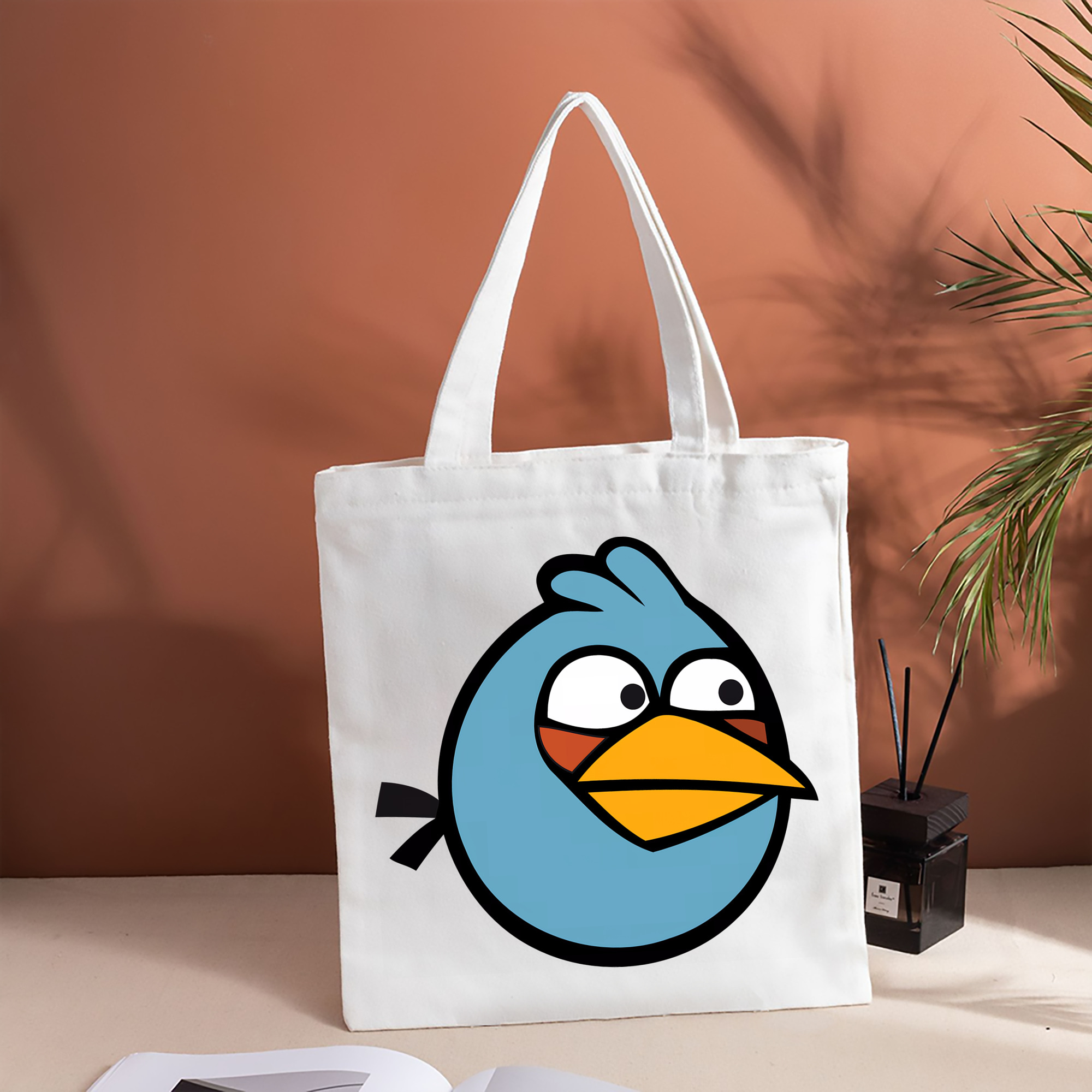 Angry Birds アングリーバード 縦型キャンバス生地手提げバッグ　トートバッグ