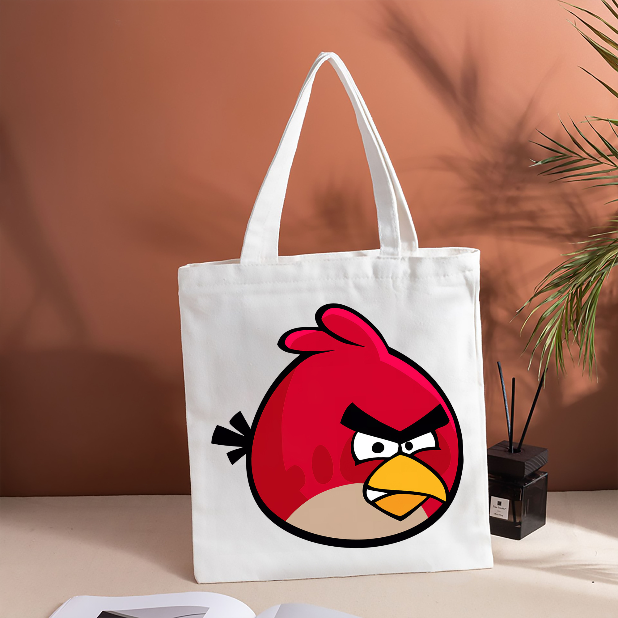 Angry Birds アングリーバード 縦型キャンバス生地手提げバッグ　トートバッグ