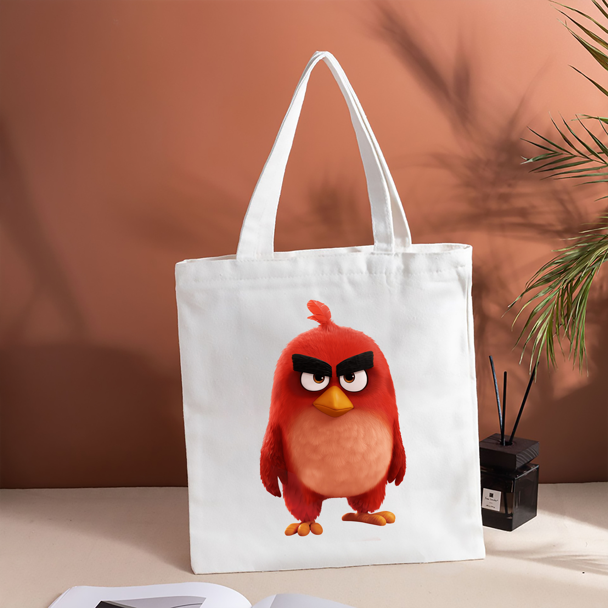 Angry Birds アングリーバード 縦型キャンバス生地手提げバッグ　トートバッグ