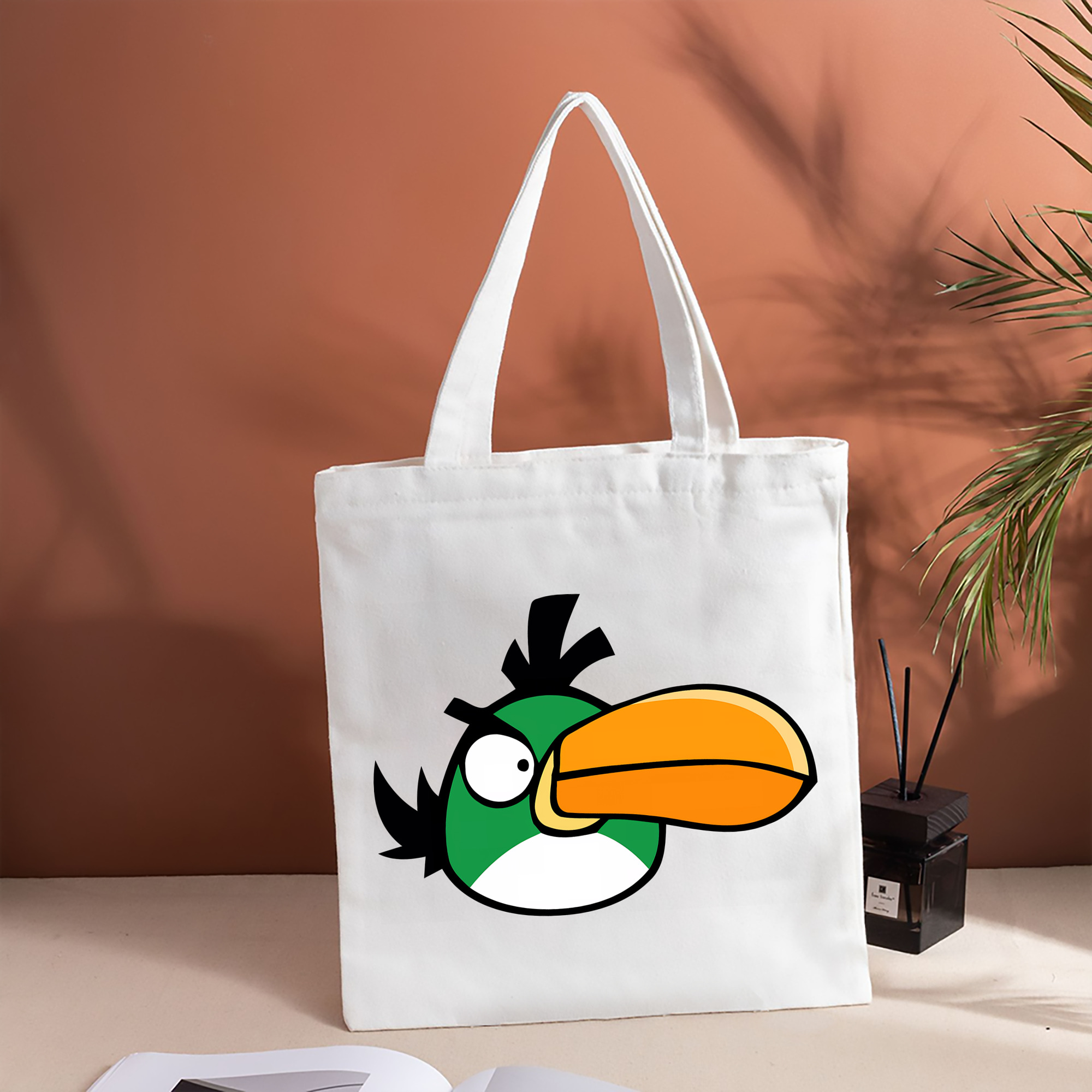 Angry Birds アングリーバード 縦型キャンバス生地手提げバッグ　トートバッグ