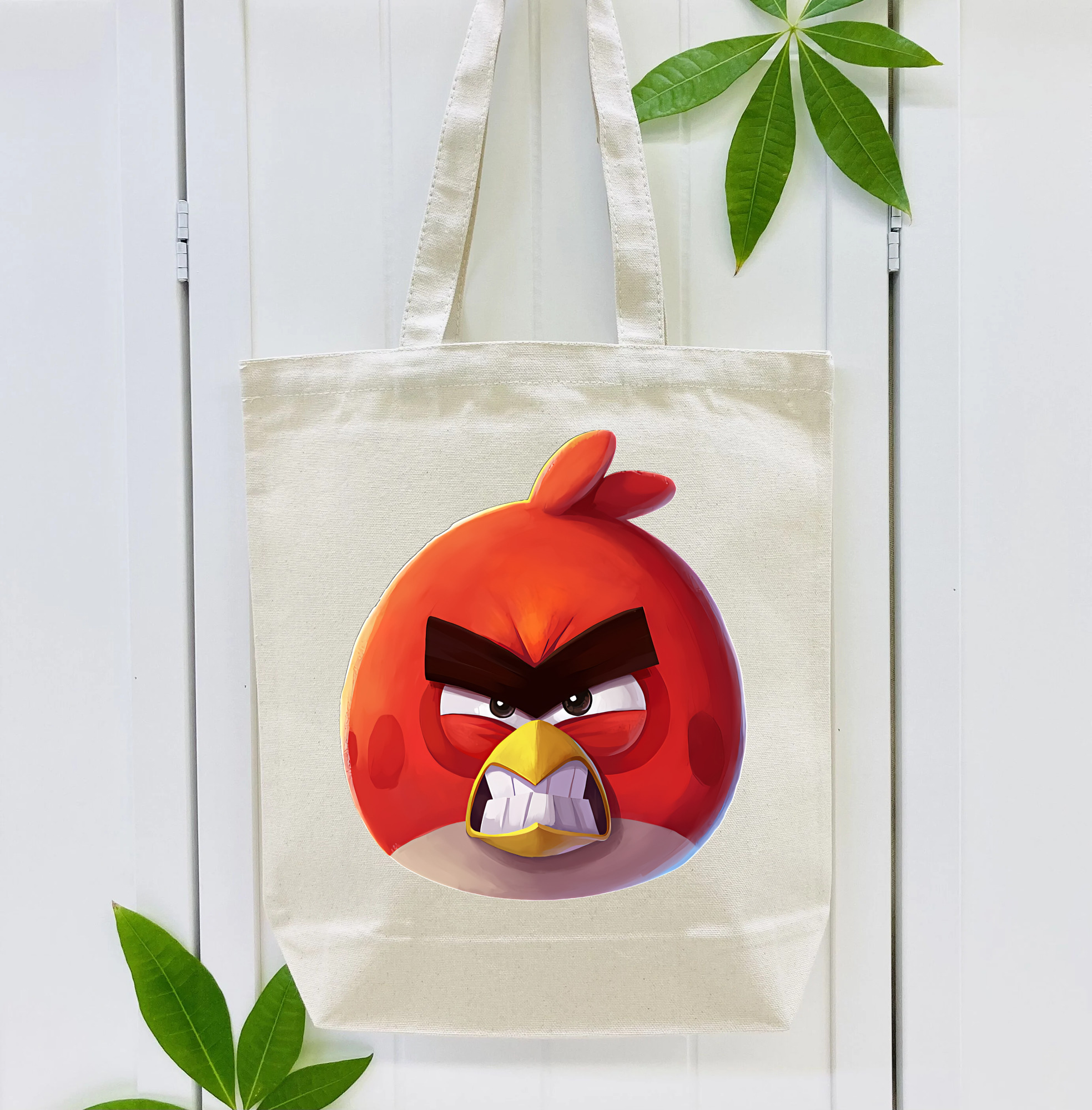 Angry Birds アングリーバード 縦型キャンバス生地手提げバッグ　トートバッグ