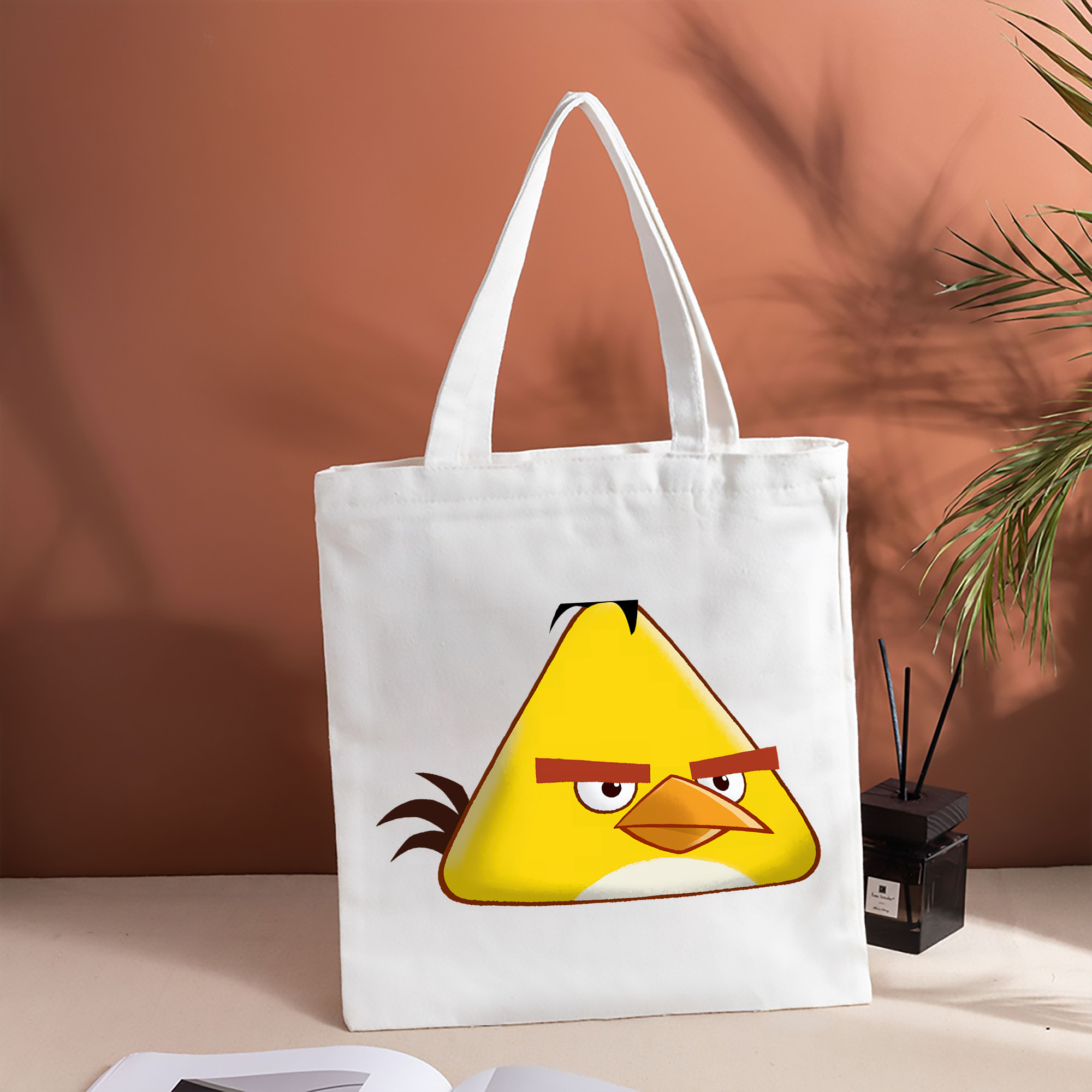 Angry Birds アングリーバード 縦型キャンバス生地手提げバッグ　トートバッグ