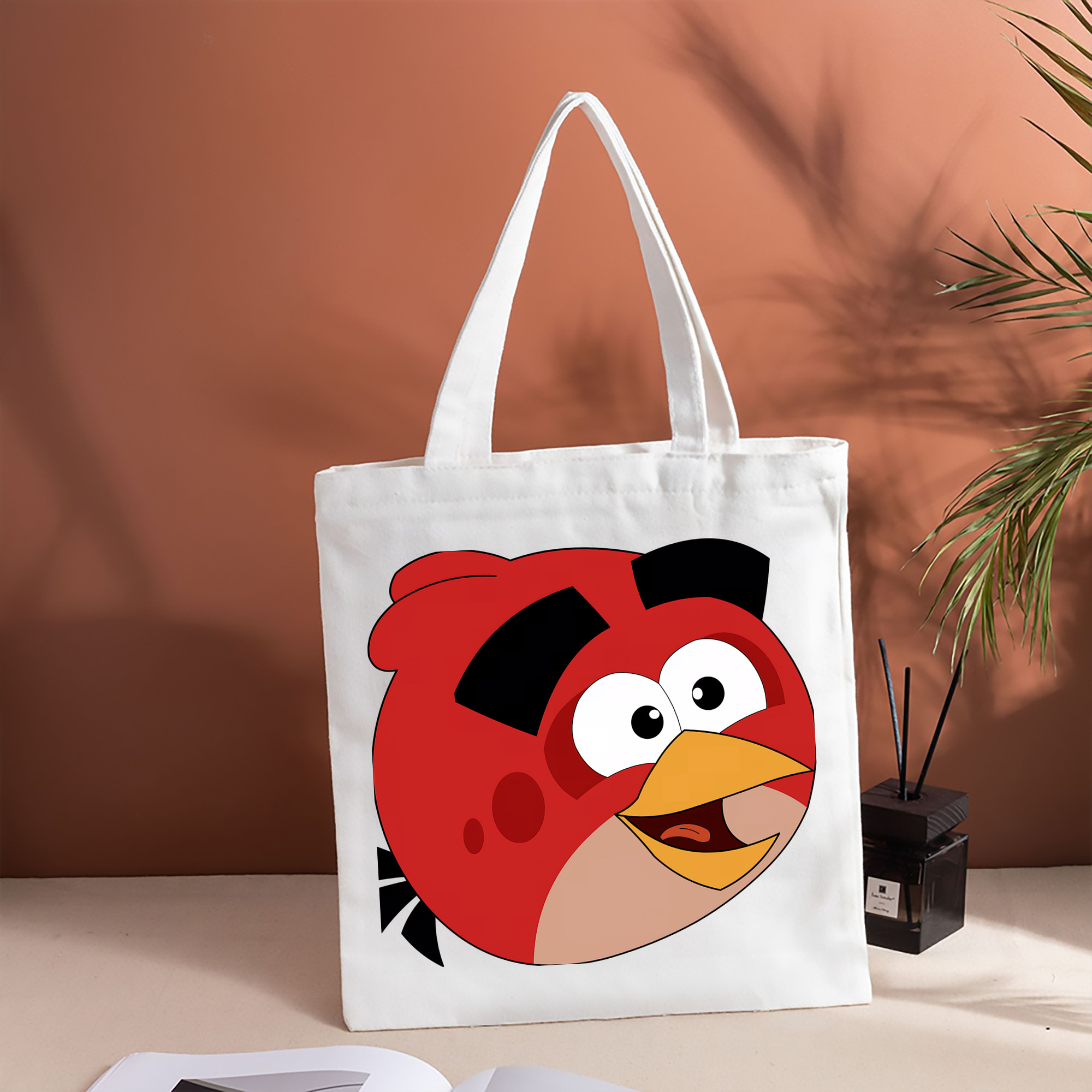 Angry Birds アングリーバード 縦型キャンバス生地手提げバッグ　トートバッグ