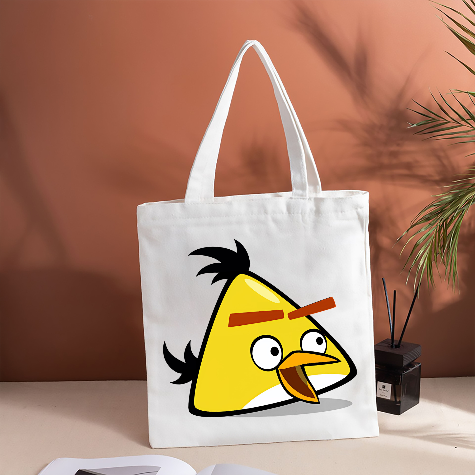 Angry Birds アングリーバード 縦型キャンバス生地手提げバッグ　トートバッグ