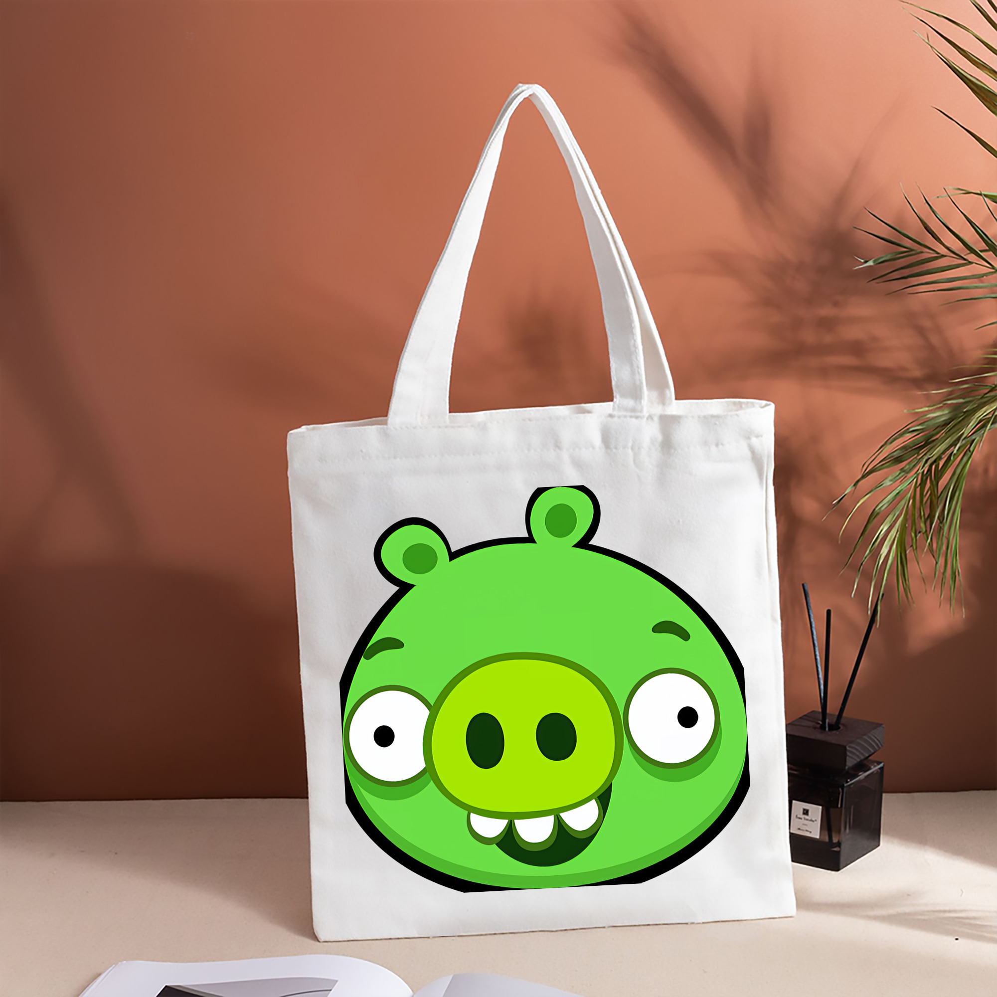 Angry Birds アングリーバード 縦型キャンバス生地手提げバッグ　トートバッグ