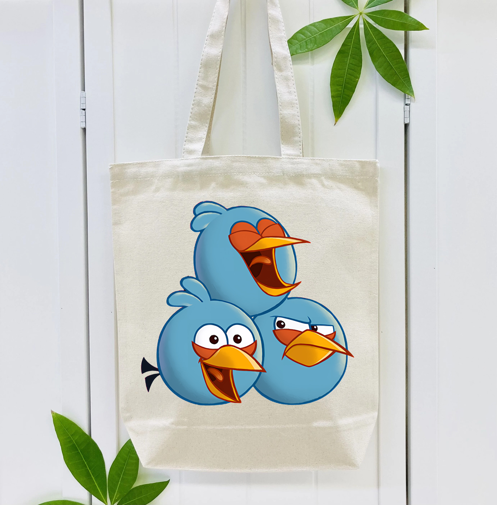 Angry Birds アングリーバード 縦型キャンバス生地手提げバッグ　トートバッグ