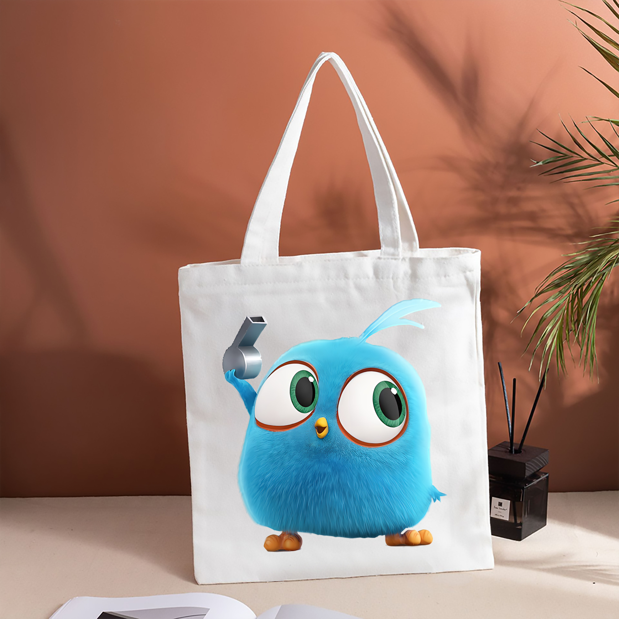 Angry Birds アングリーバード 縦型キャンバス生地手提げバッグ　トートバッグ