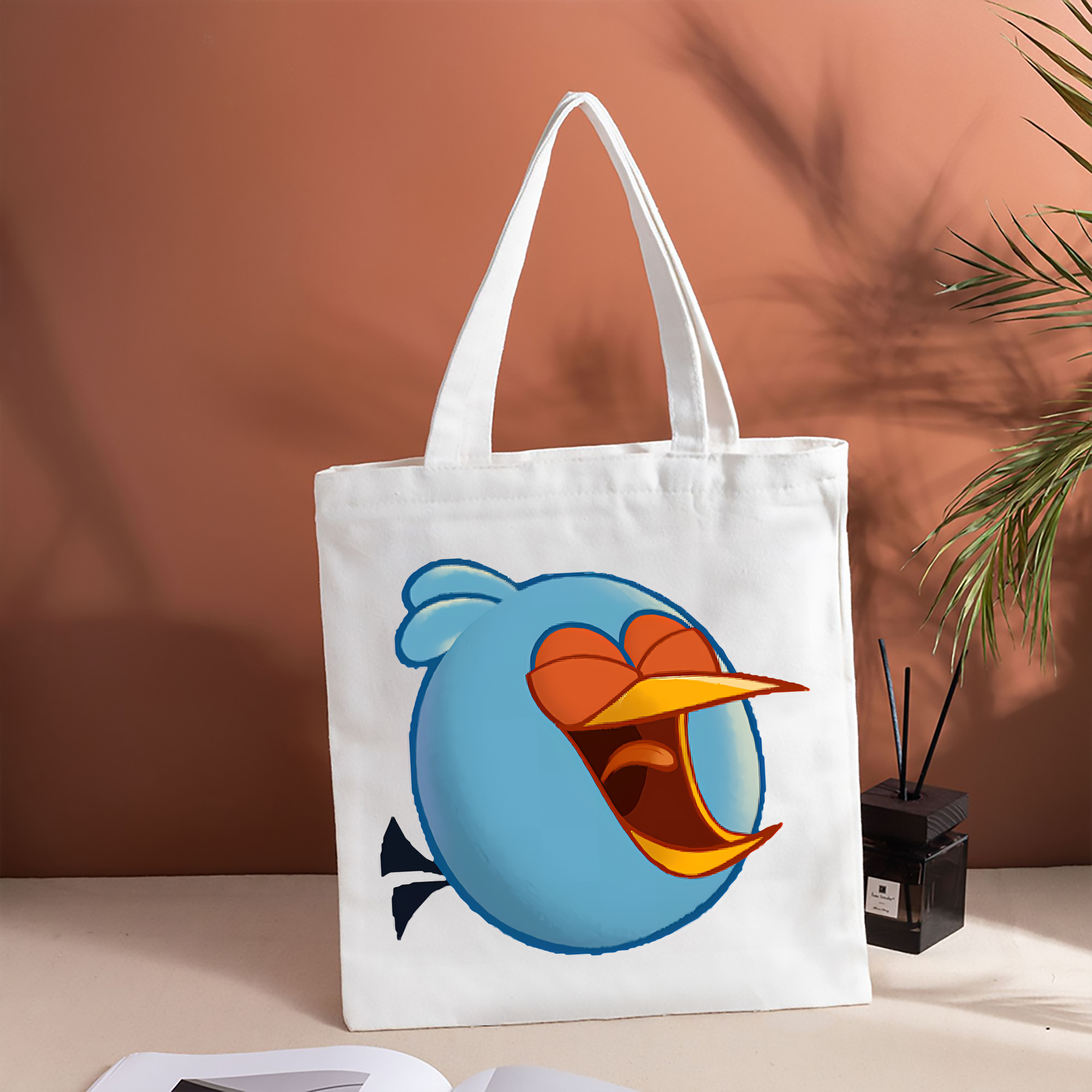 Angry Birds アングリーバード 縦型キャンバス生地手提げバッグ　トートバッグ