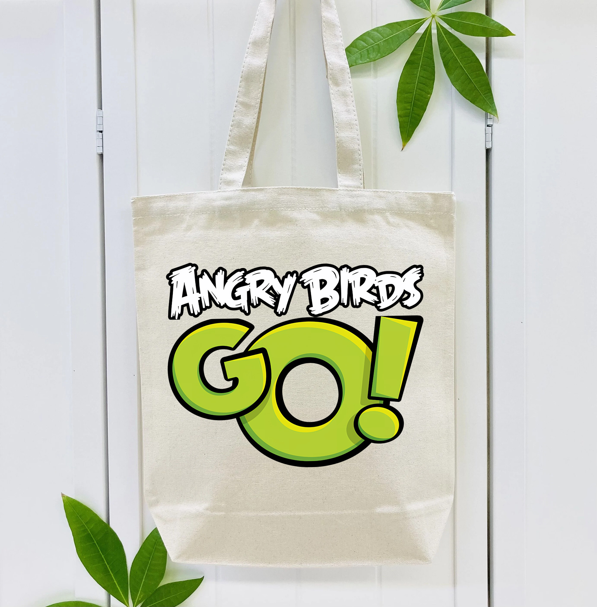 Angry Birds アングリーバード 縦型キャンバス生地手提げバッグ　トートバッグ