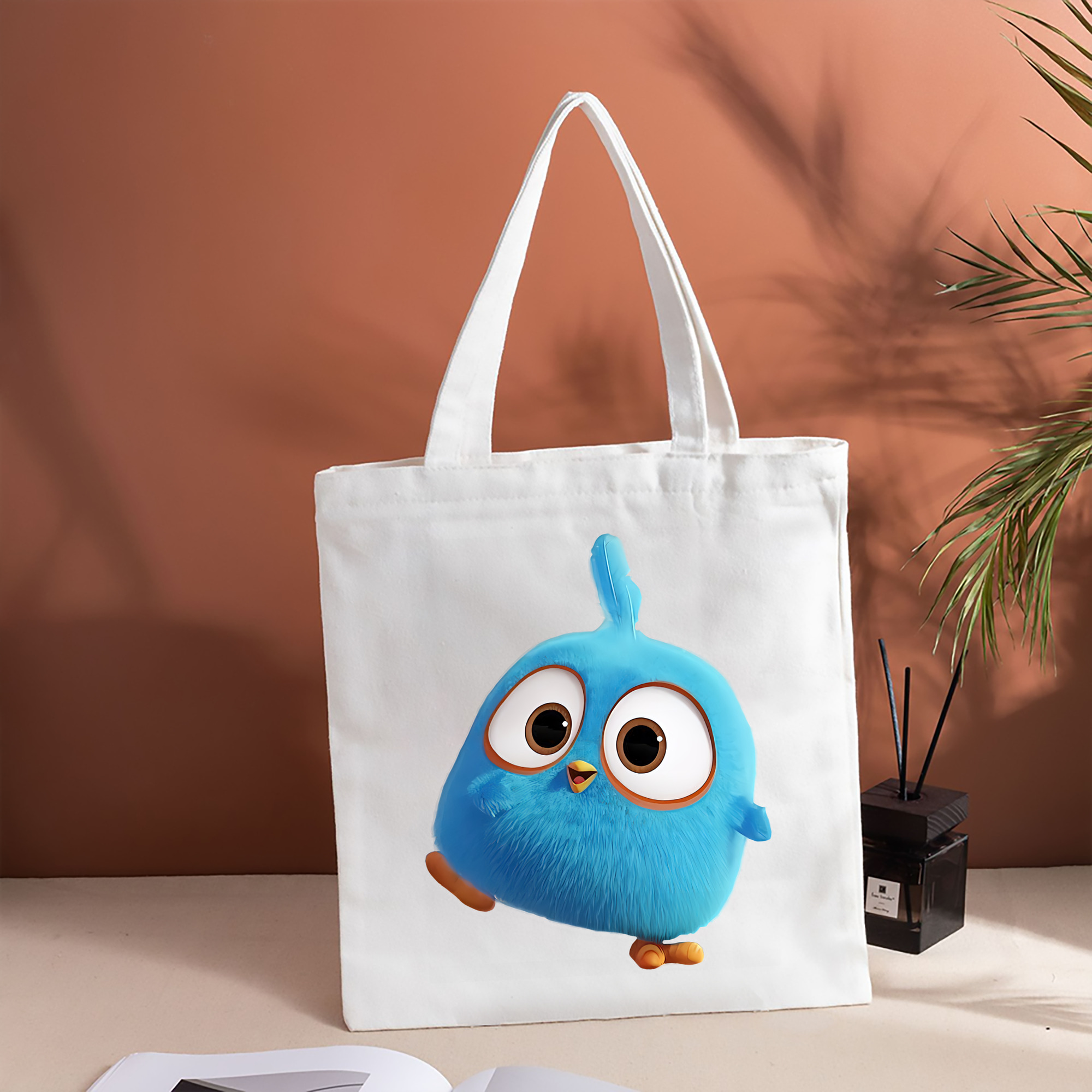 Angry Birds アングリーバード 縦型キャンバス生地手提げバッグ　トートバッグ