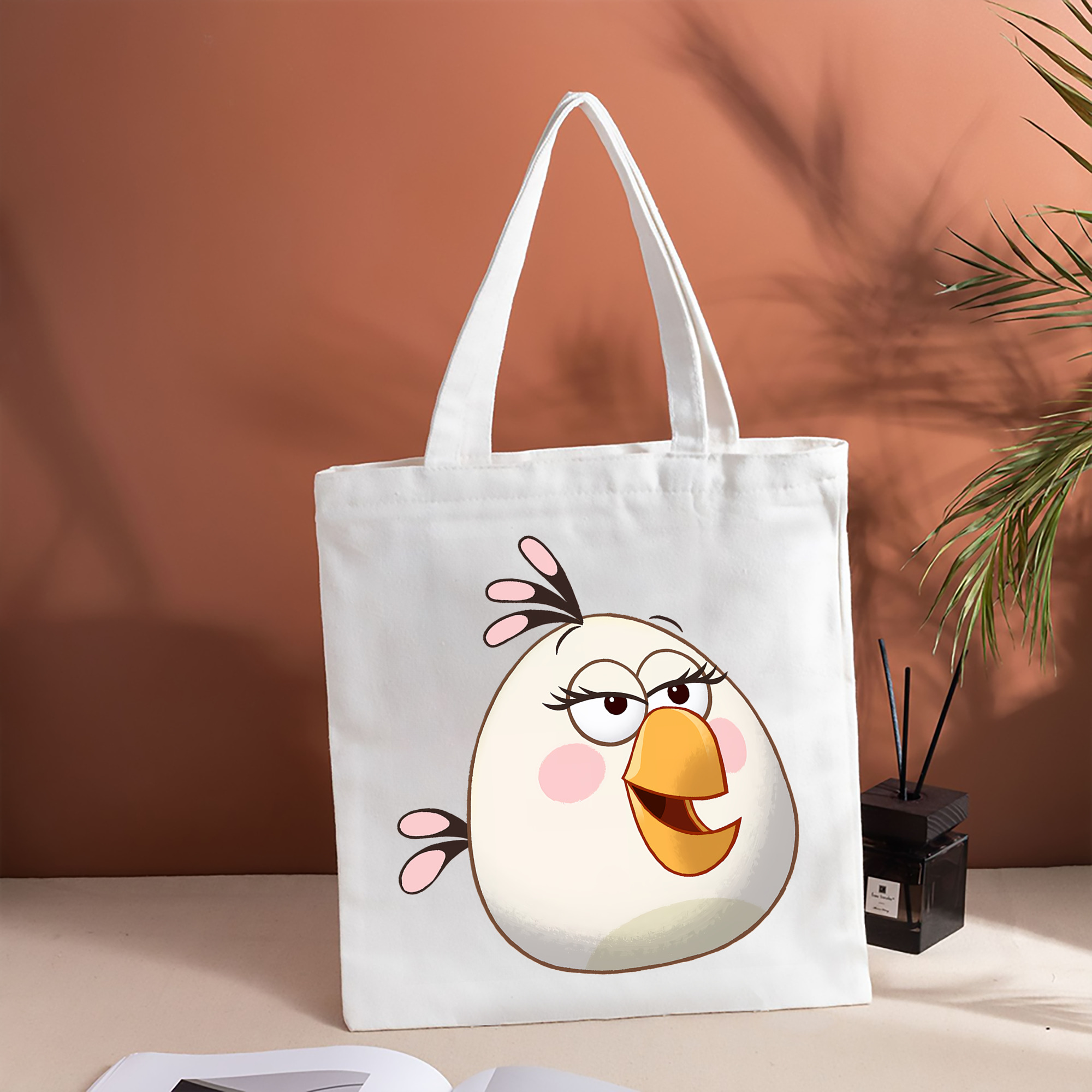 Angry Birds アングリーバード 縦型キャンバス生地手提げバッグ　トートバッグ