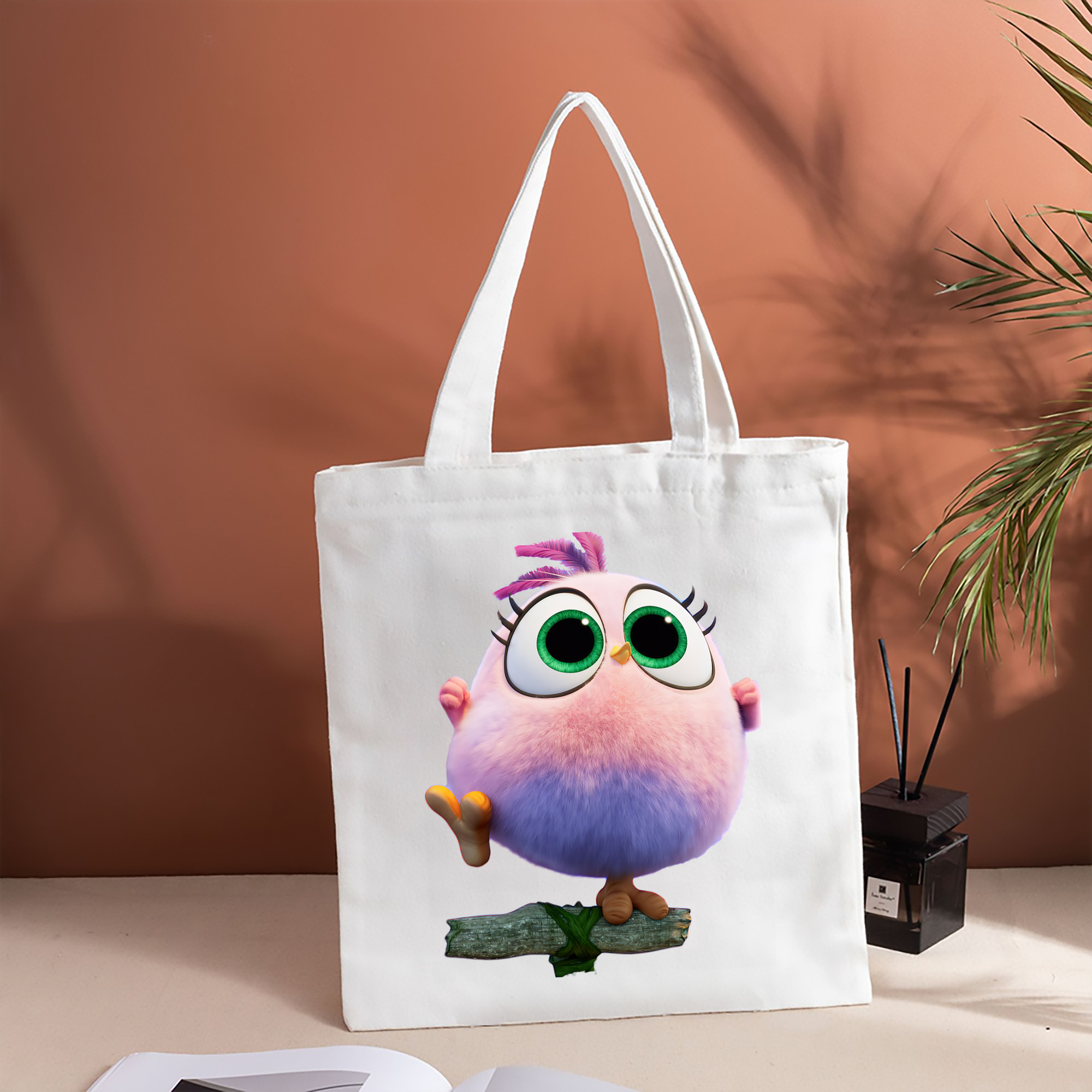 Angry Birds アングリーバード 縦型キャンバス生地手提げバッグ　トートバッグ