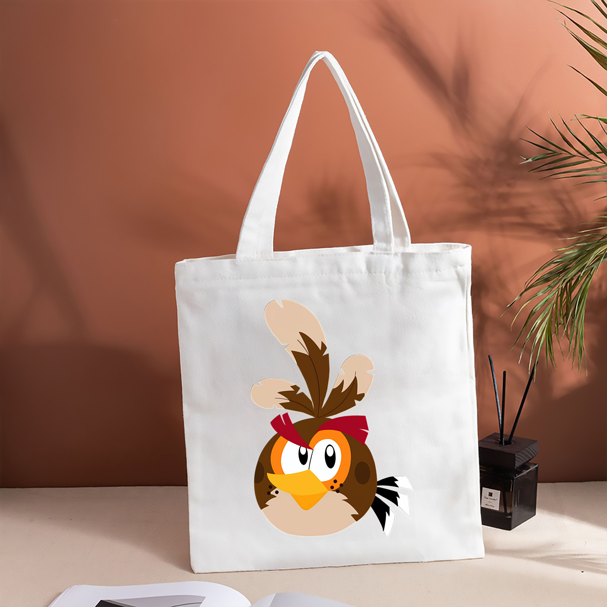 Angry Birds アングリーバード 縦型キャンバス生地手提げバッグ　トートバッグ