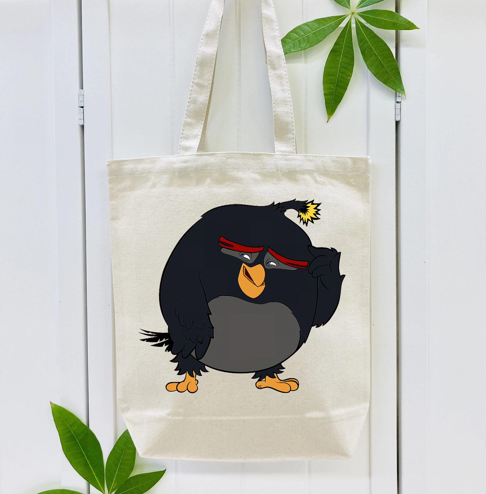 Angry Birds アングリーバード 縦型キャンバス生地手提げバッグ　トートバッグ