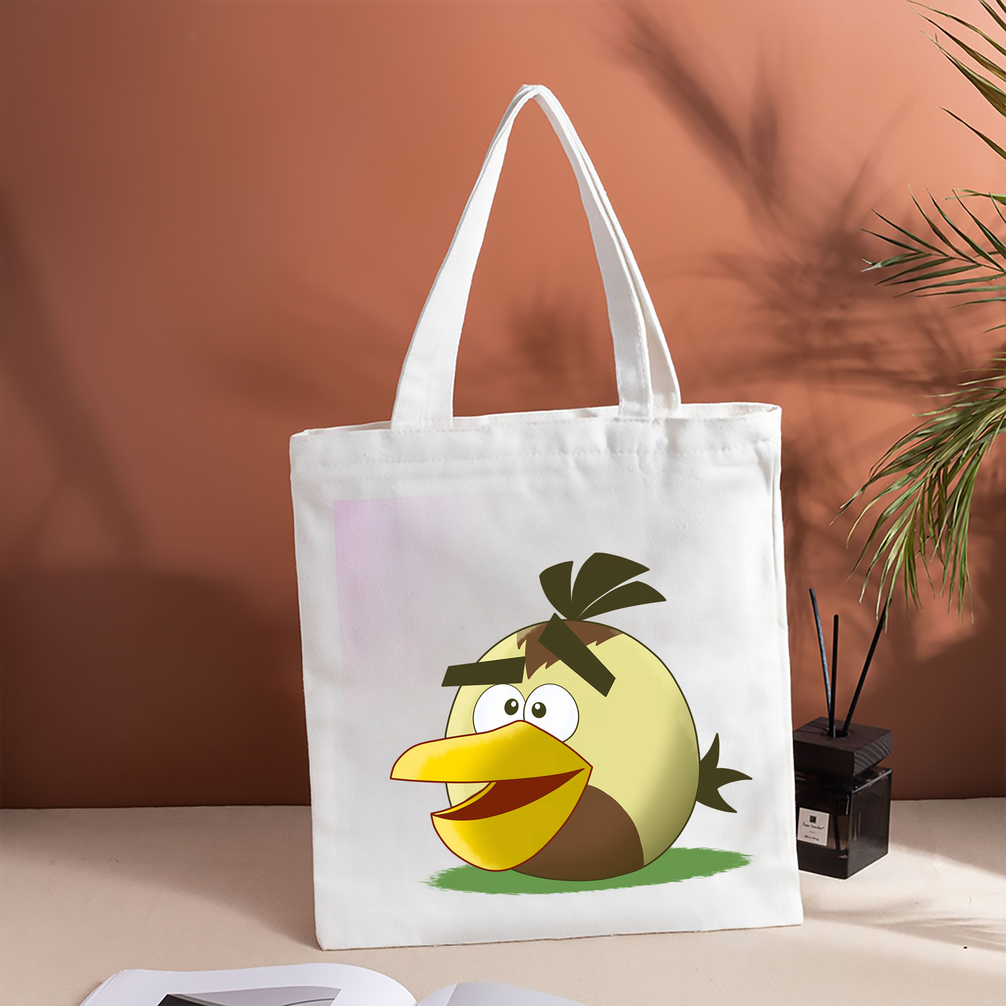 Angry Birds アングリーバード 縦型キャンバス生地手提げバッグ　トートバッグ