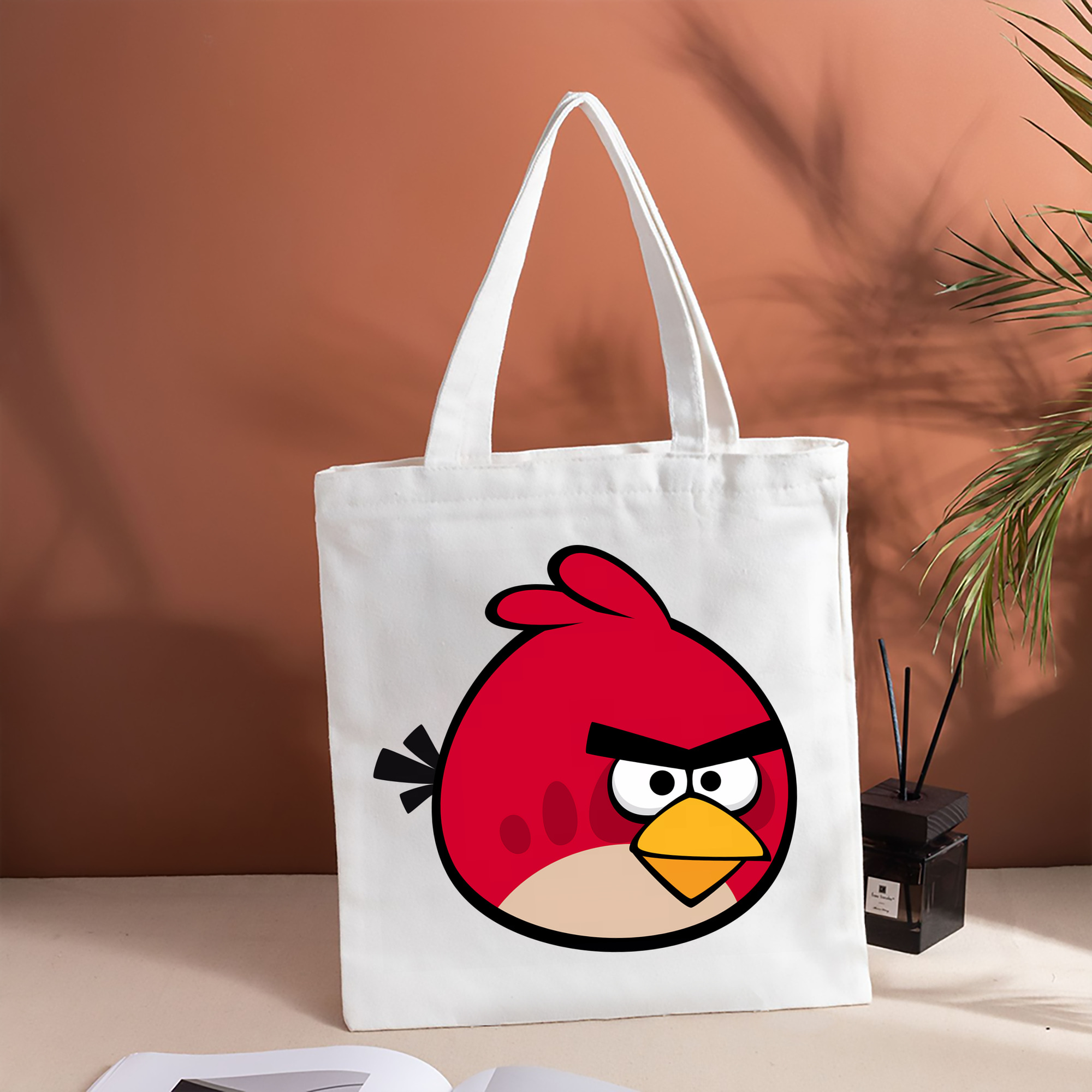 Angry Birds アングリーバード 縦型キャンバス生地手提げバッグ　トートバッグ