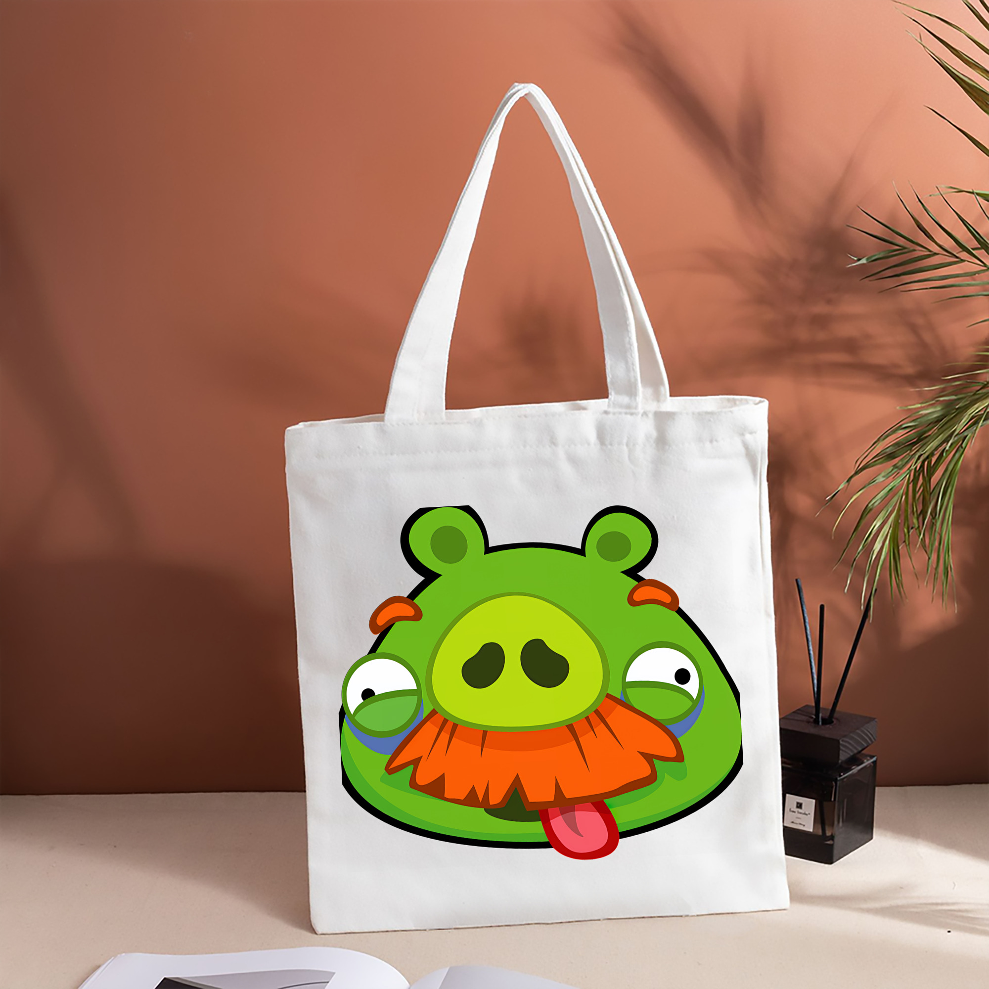 Angry Birds アングリーバード 縦型キャンバス生地手提げバッグ　トートバッグ