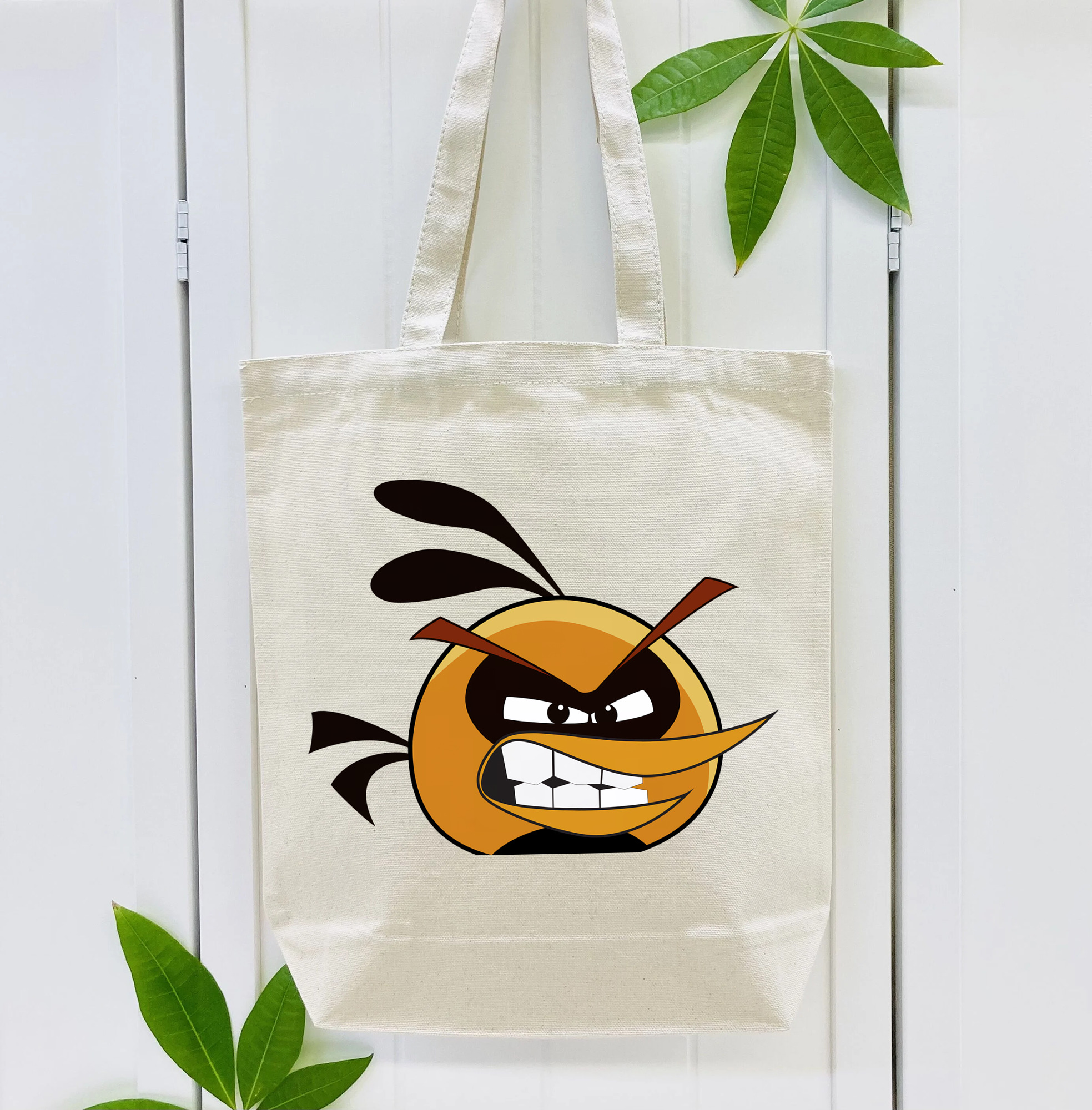 Angry Birds アングリーバード 縦型キャンバス生地手提げバッグ　トートバッグ