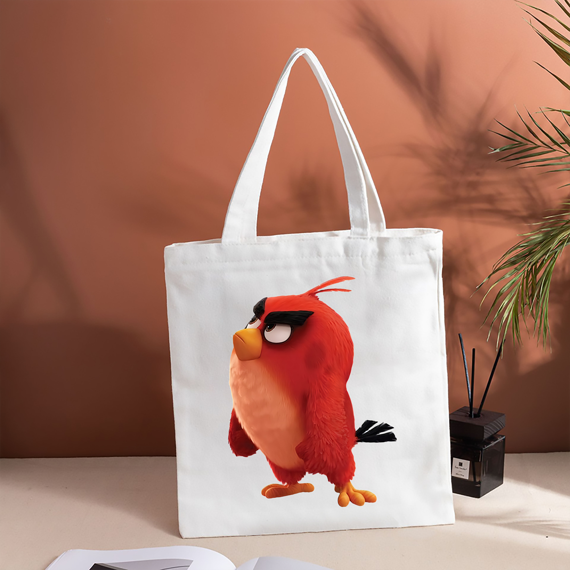Angry Birds アングリーバード 縦型キャンバス生地手提げバッグ　トートバッグ