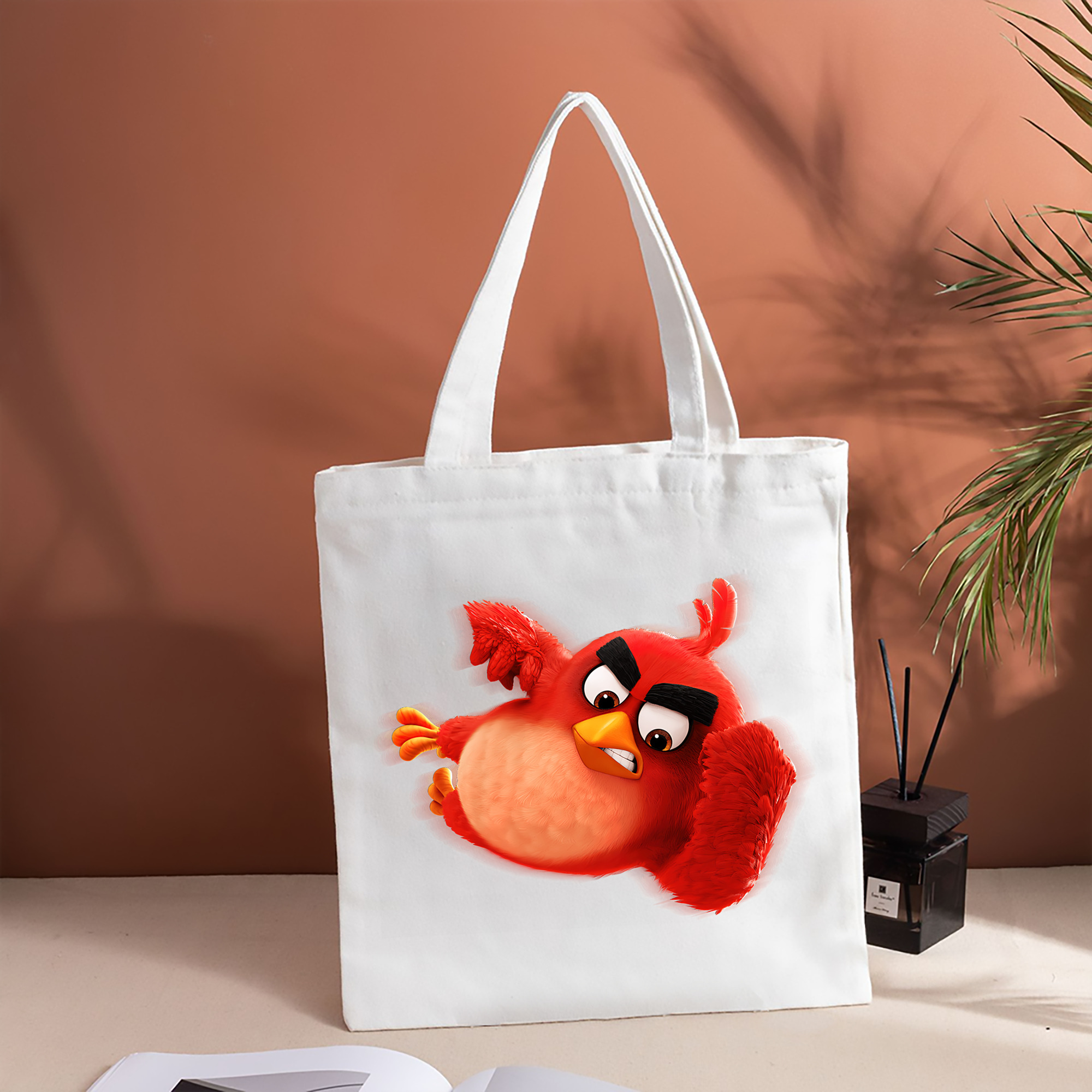 Angry Birds アングリーバード 縦型キャンバス生地手提げバッグ　トートバッグ