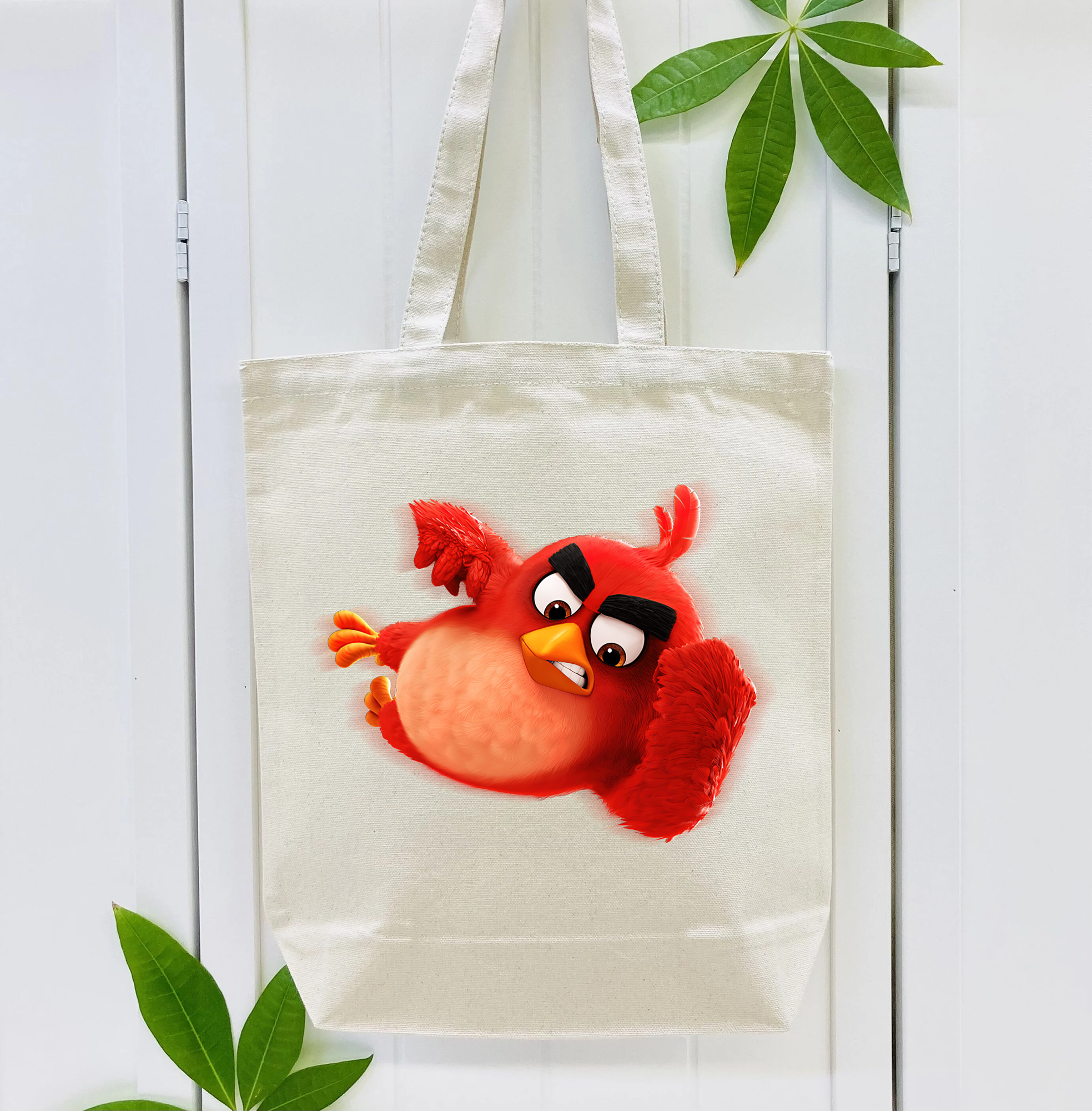 Angry Birds アングリーバード 縦型キャンバス生地手提げバッグ　トートバッグ