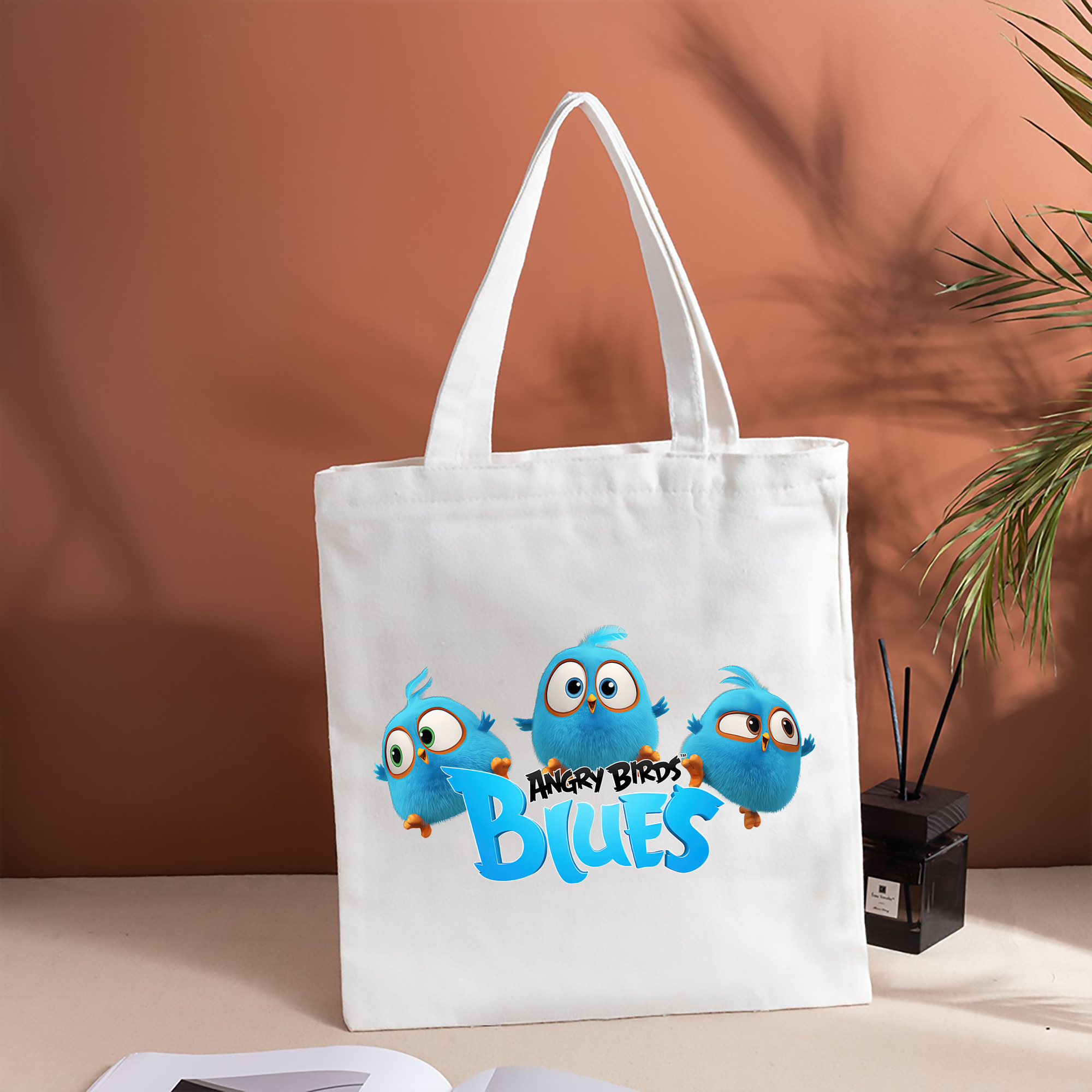 Angry Birds アングリーバード 縦型キャンバス生地手提げバッグ　トートバッグ