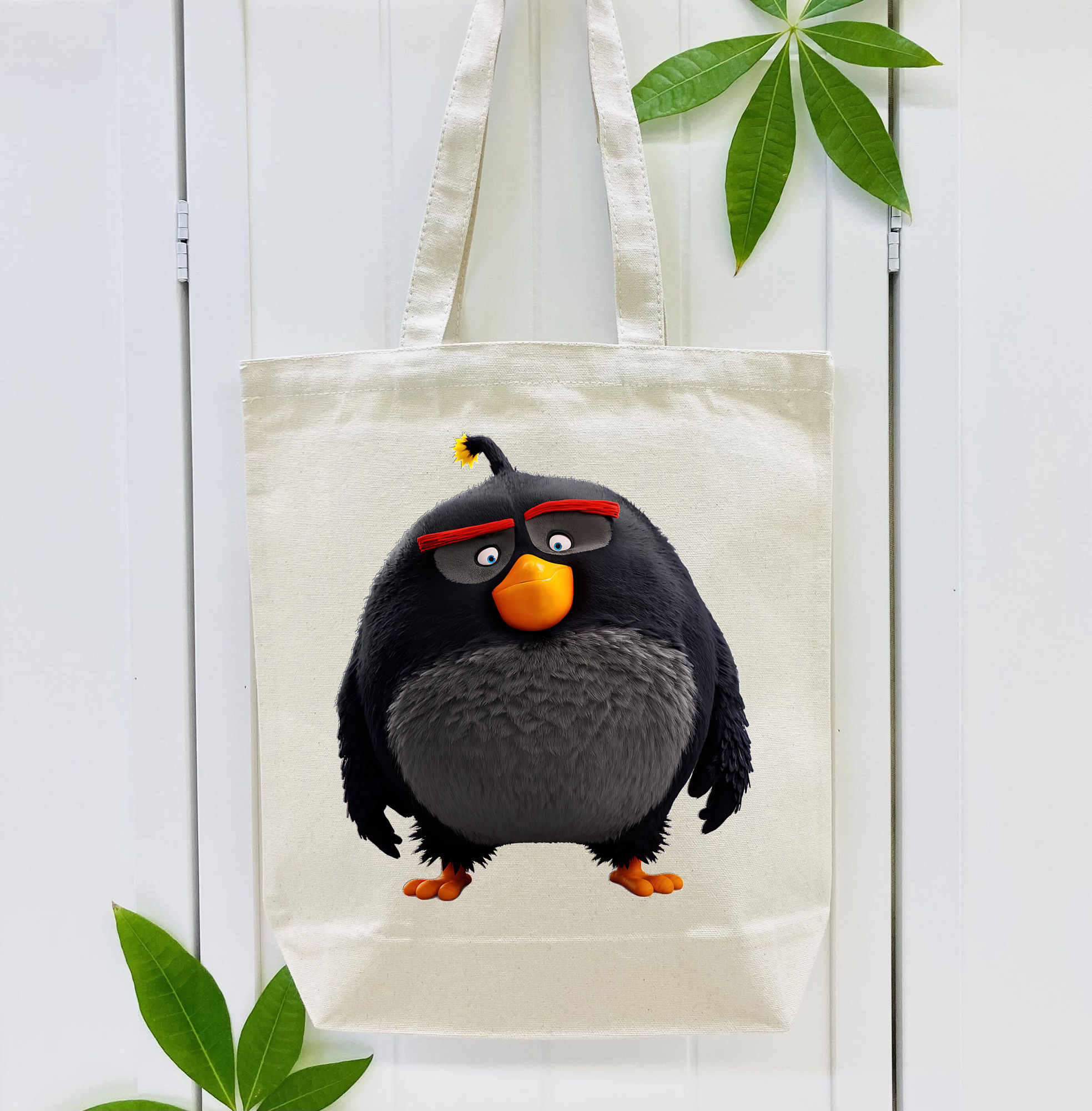 Angry Birds アングリーバード 縦型キャンバス生地手提げバッグ　トートバッグ
