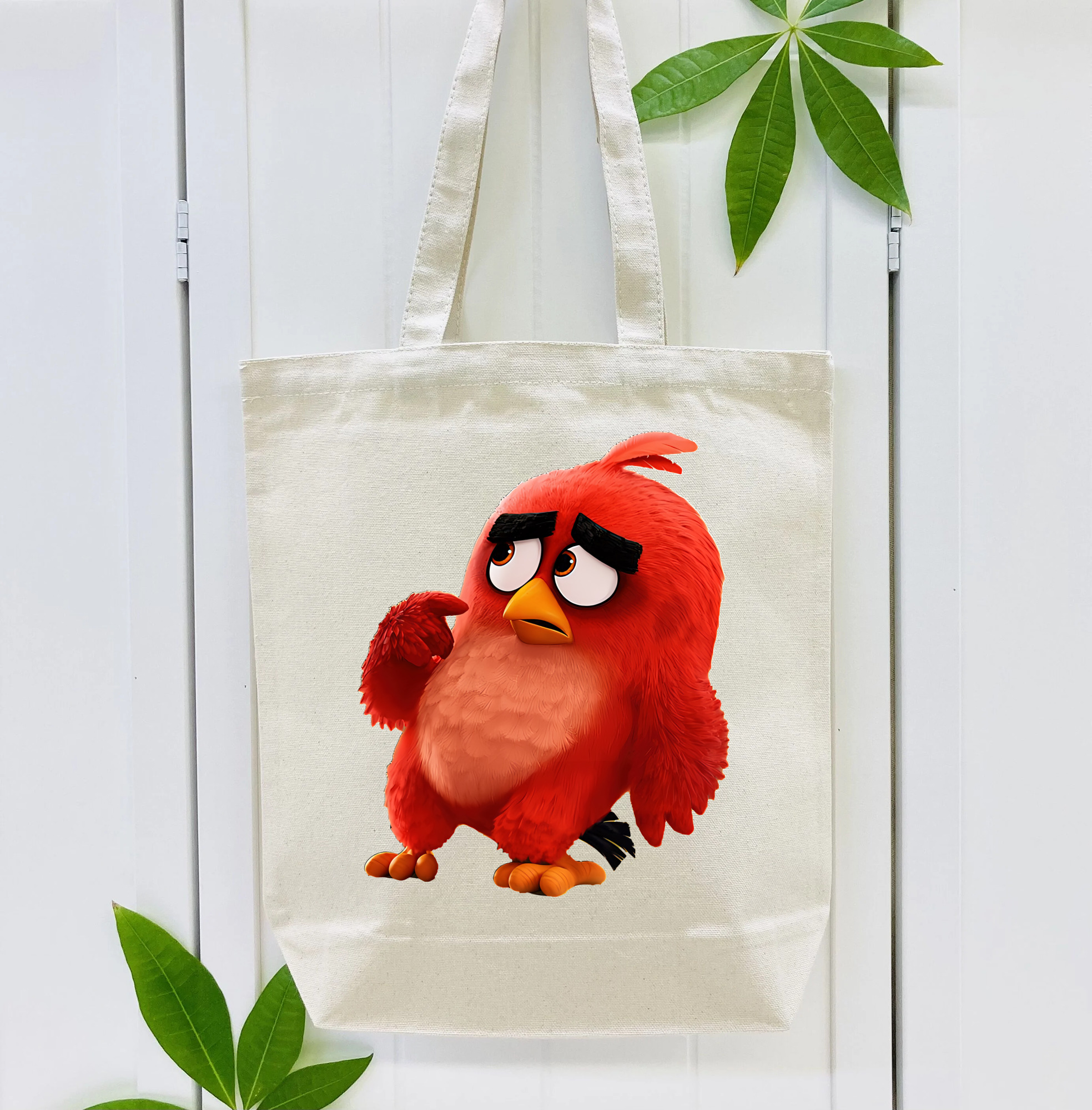 Angry Birds アングリーバード 縦型キャンバス生地手提げバッグ　トートバッグ