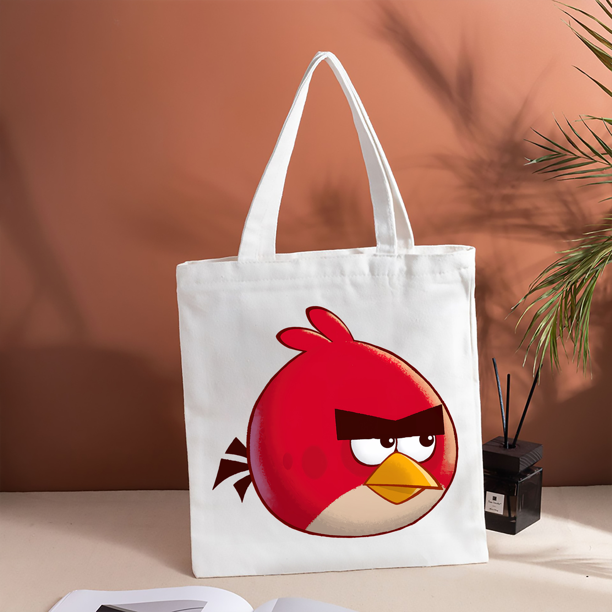 Angry Birds アングリーバード 縦型キャンバス生地手提げバッグ　トートバッグ