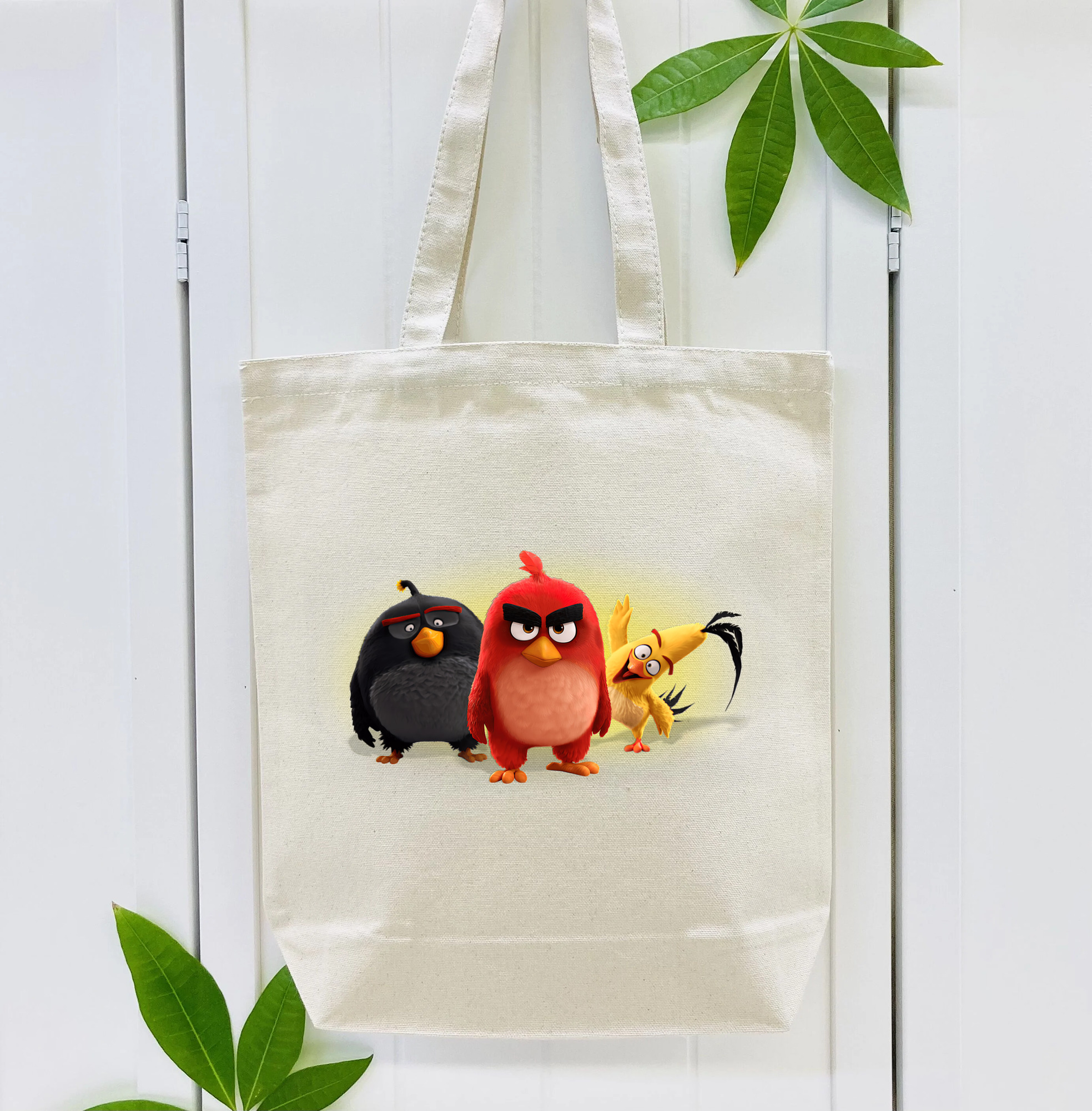 Angry Birds アングリーバード 縦型キャンバス生地手提げバッグ　トートバッグ