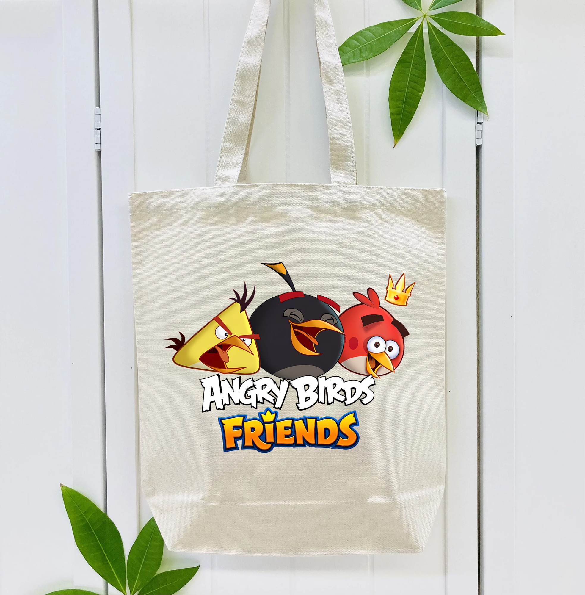 Angry Birds アングリーバード 縦型キャンバス生地手提げバッグ　トートバッグ