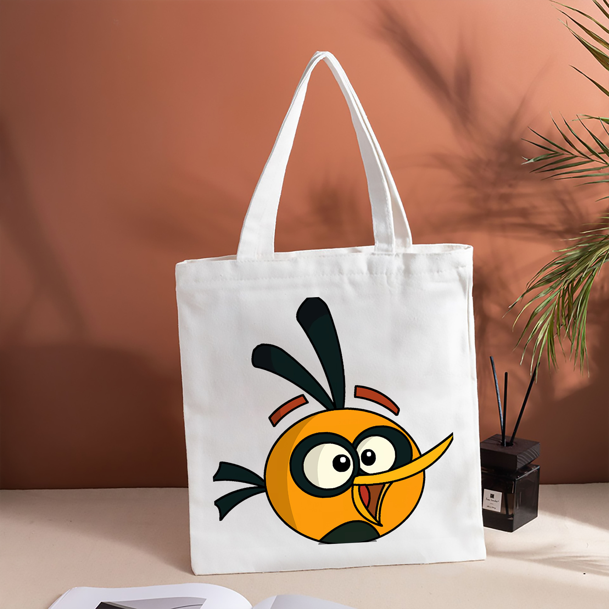 Angry Birds アングリーバード 縦型キャンバス生地手提げバッグ　トートバッグ