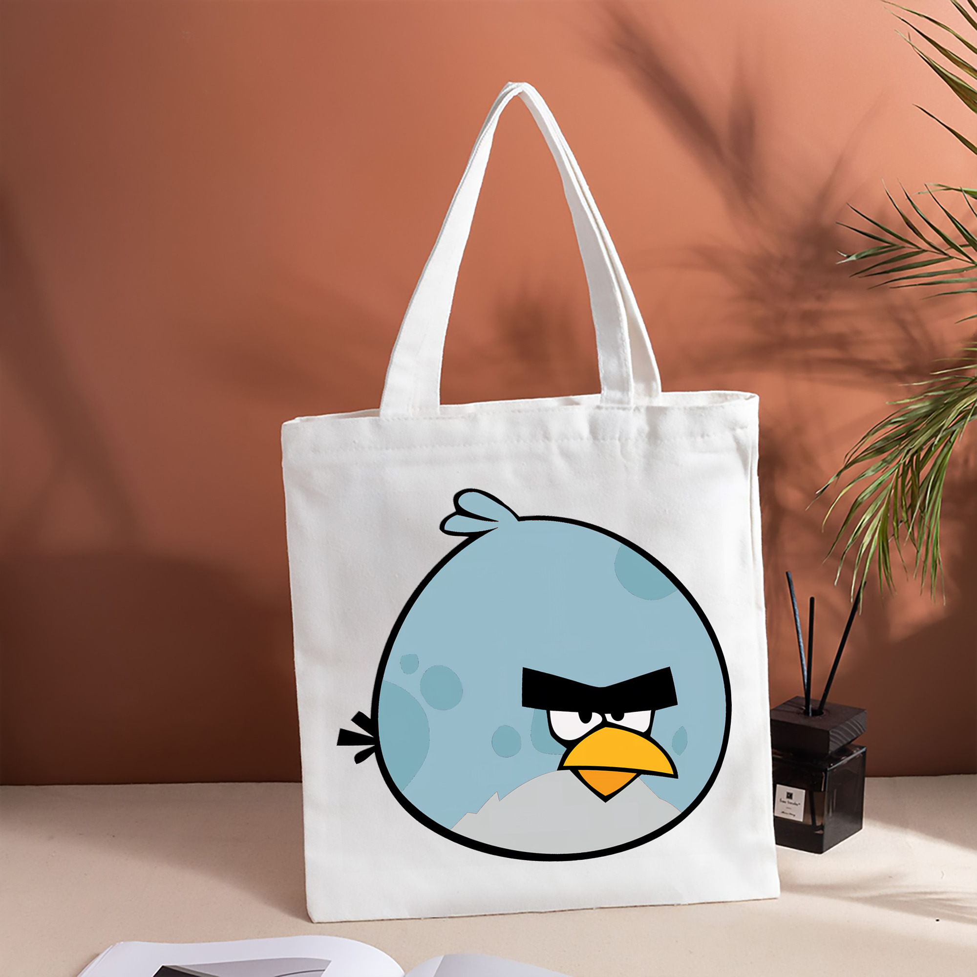 Angry Birds アングリーバード 縦型キャンバス生地手提げバッグ　トートバッグ