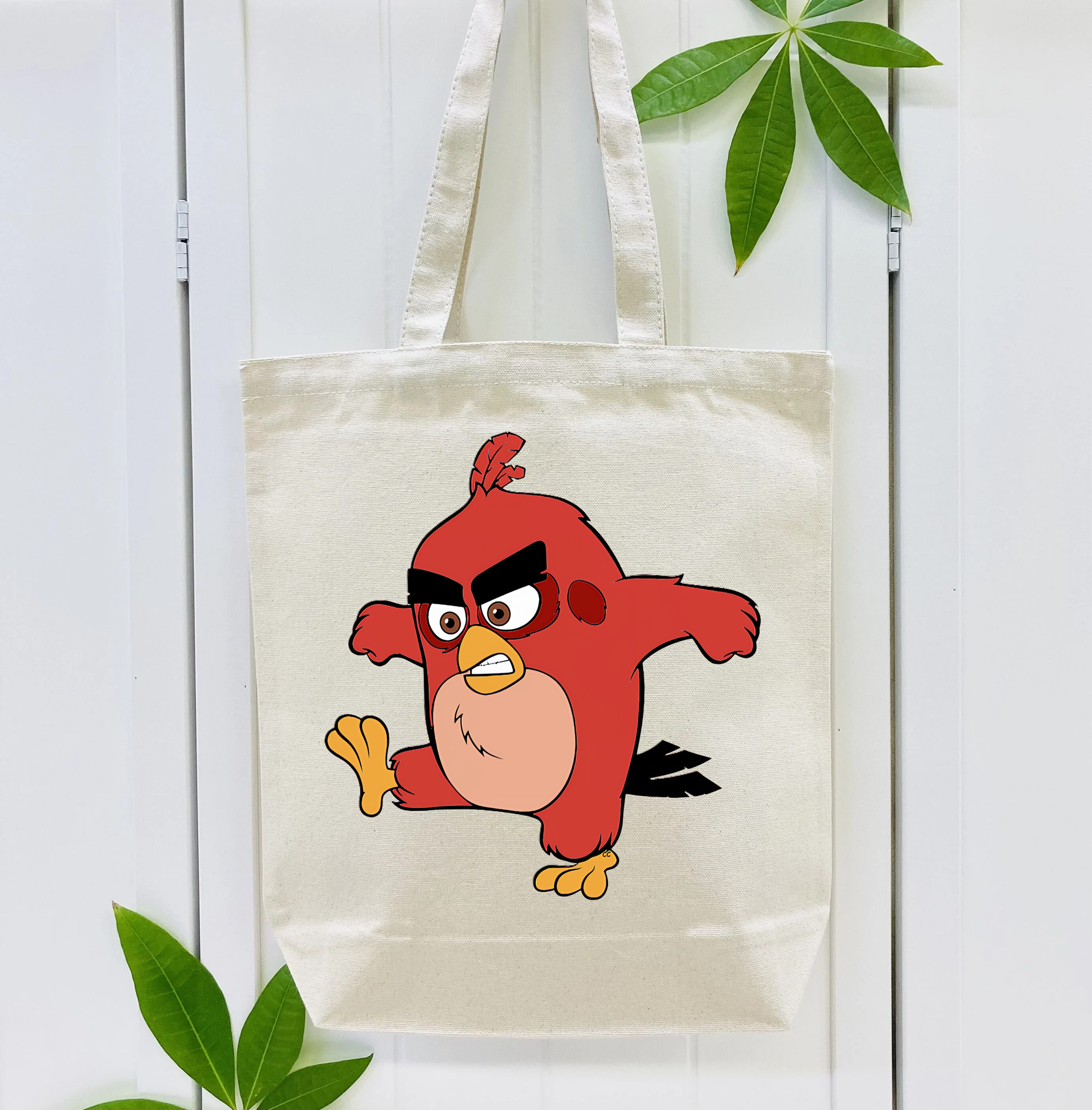 Angry Birds アングリーバード 縦型キャンバス生地手提げバッグ　トートバッグ