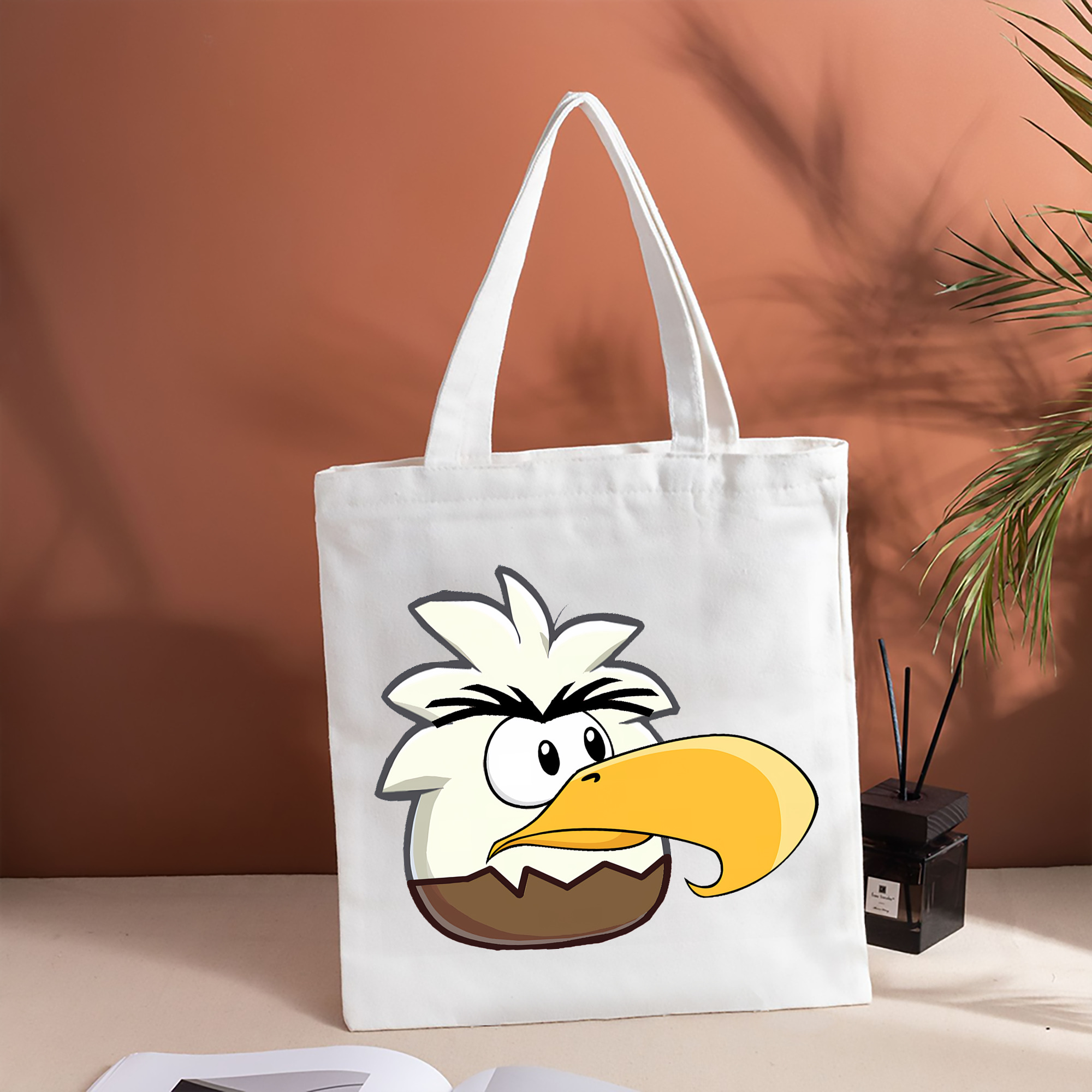 Angry Birds アングリーバード 縦型キャンバス生地手提げバッグ　トートバッグ