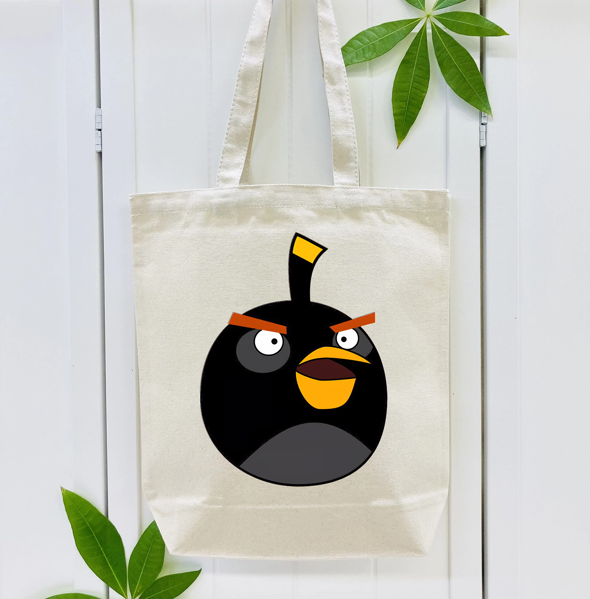 Angry Birds アングリーバード 縦型キャンバス生地手提げバッグ　トートバッグ